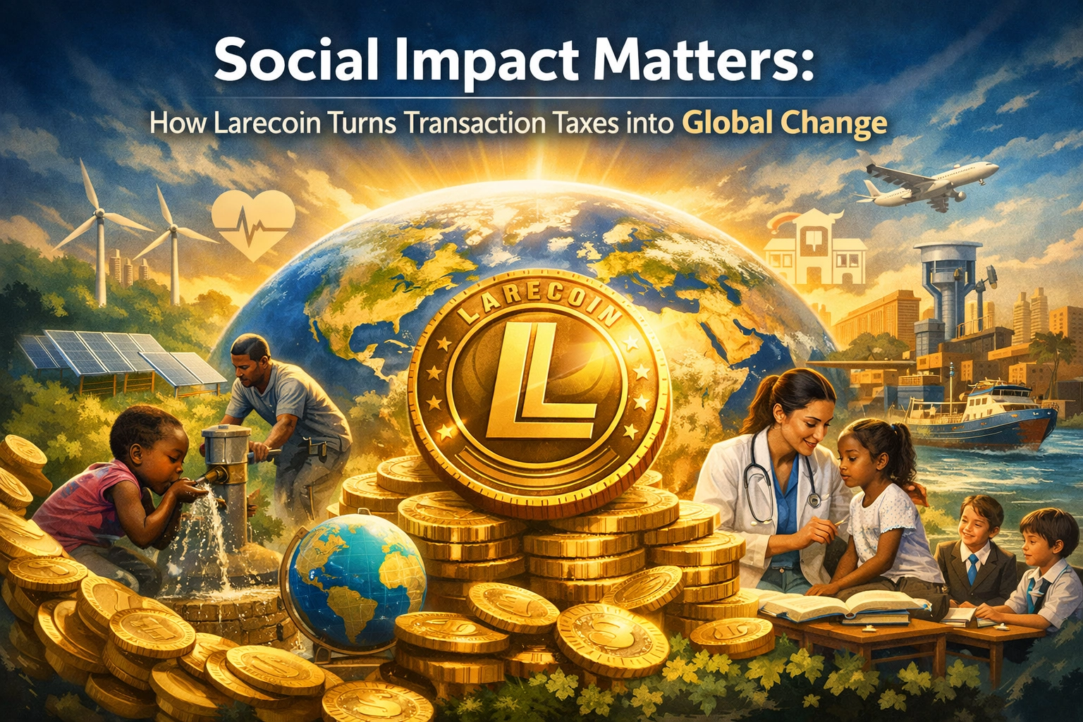 [HERO] Social Impact Matters: How Larecoin Turns Transaction Taxes into Global Change
