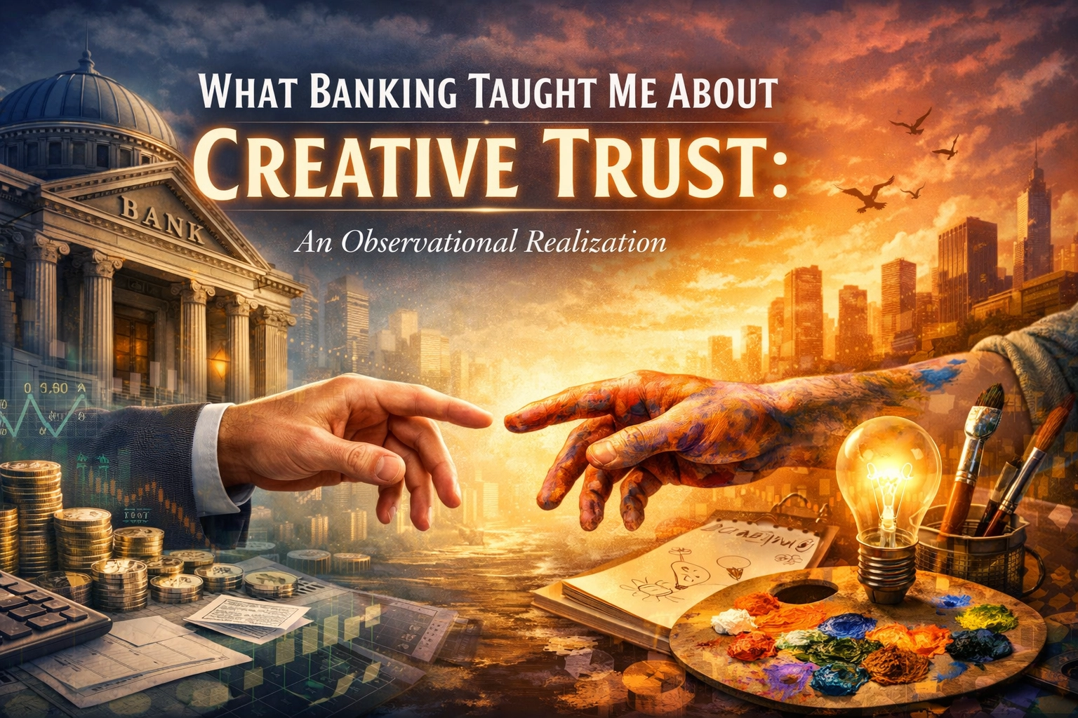 [HERO] What Banking Taught Me About Creative Trust: An Observational Realization