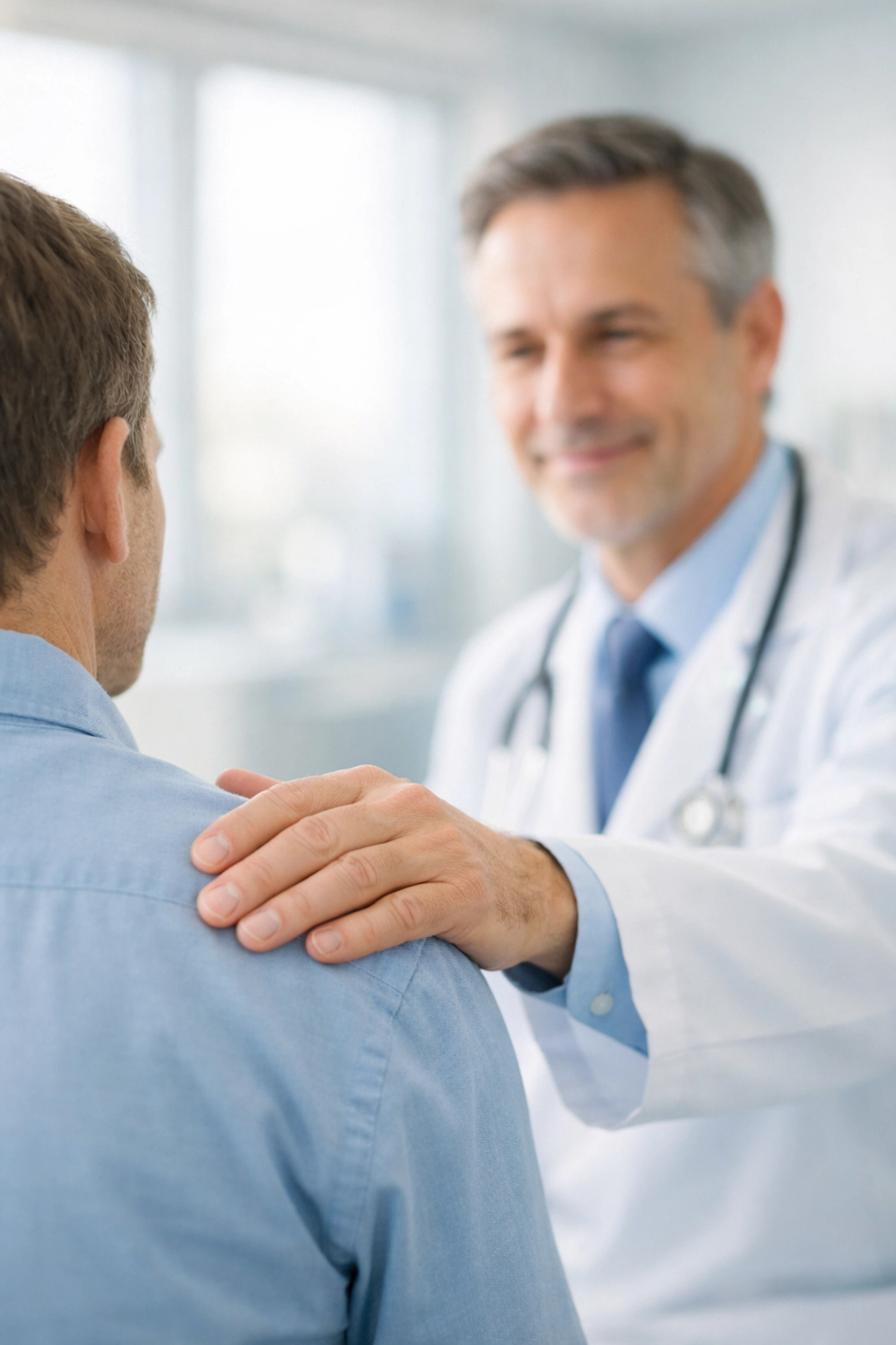 Compassionate doctor providing chronic pain relief support at our Bradenton FL pain management center.