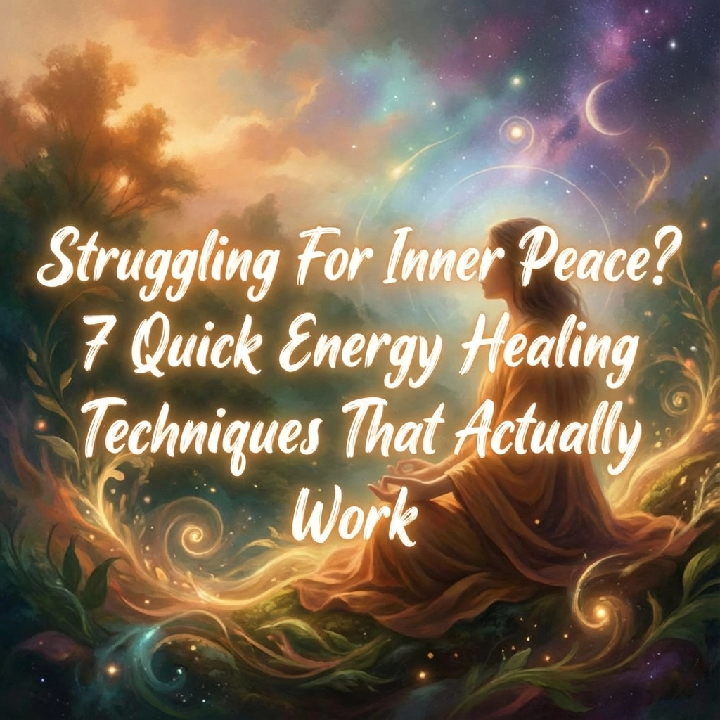 Struggling For Inner Peace? 7 Quick Energy Healing Techniques That Actually Work