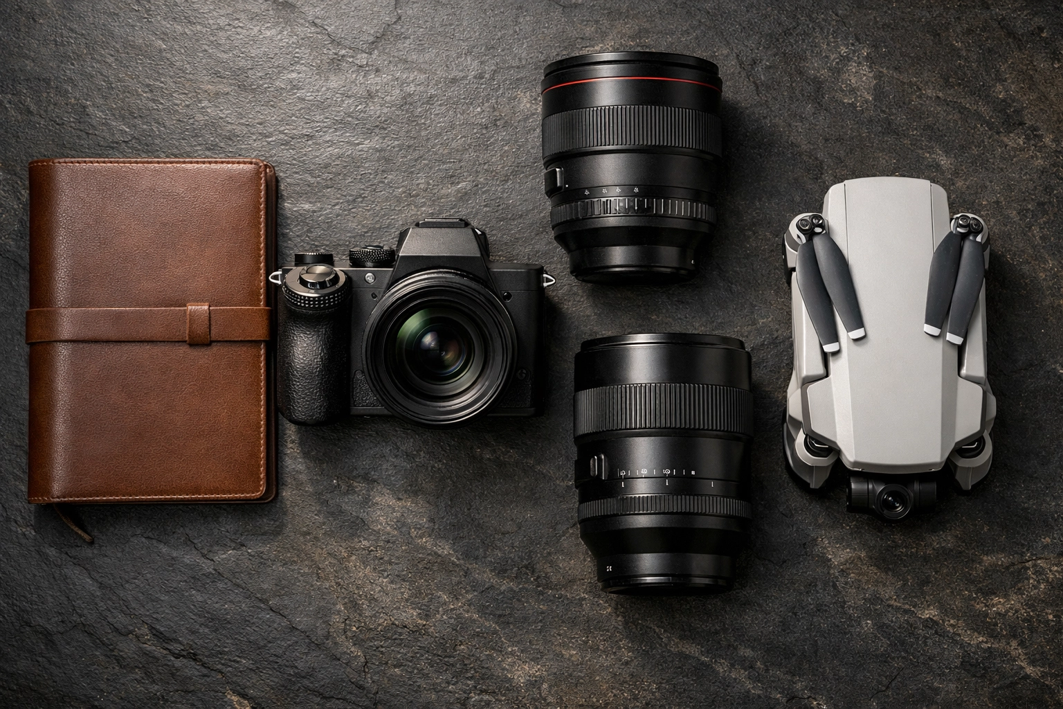 Essential professional photography gear and drone kit for high-paying gigs on platforms like ProShoot.io.