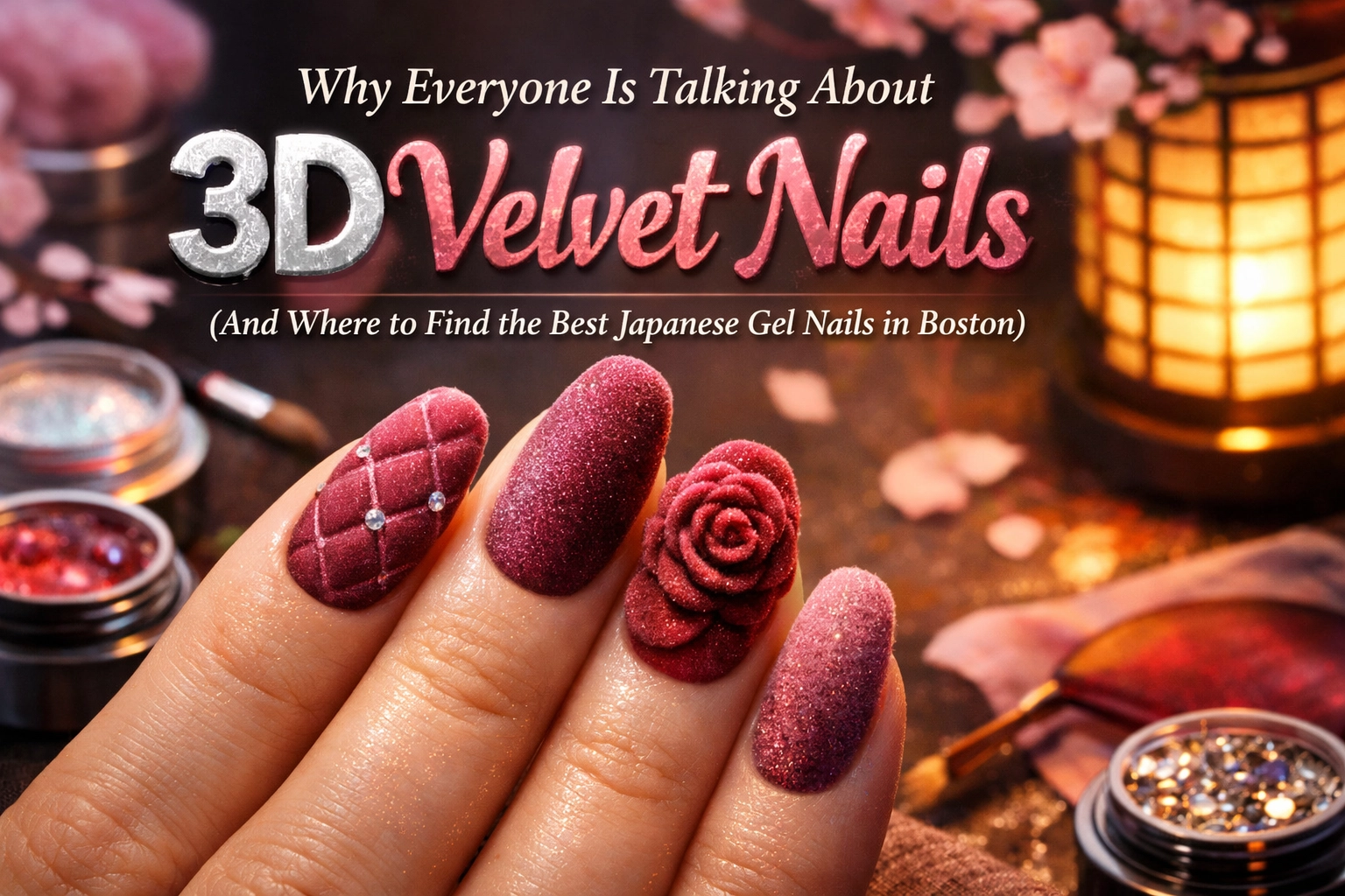 [HERO] Why Everyone Is Talking About 3D Velvet Nails (And Where to Find the Best Japanese Gel Nails in Boston)