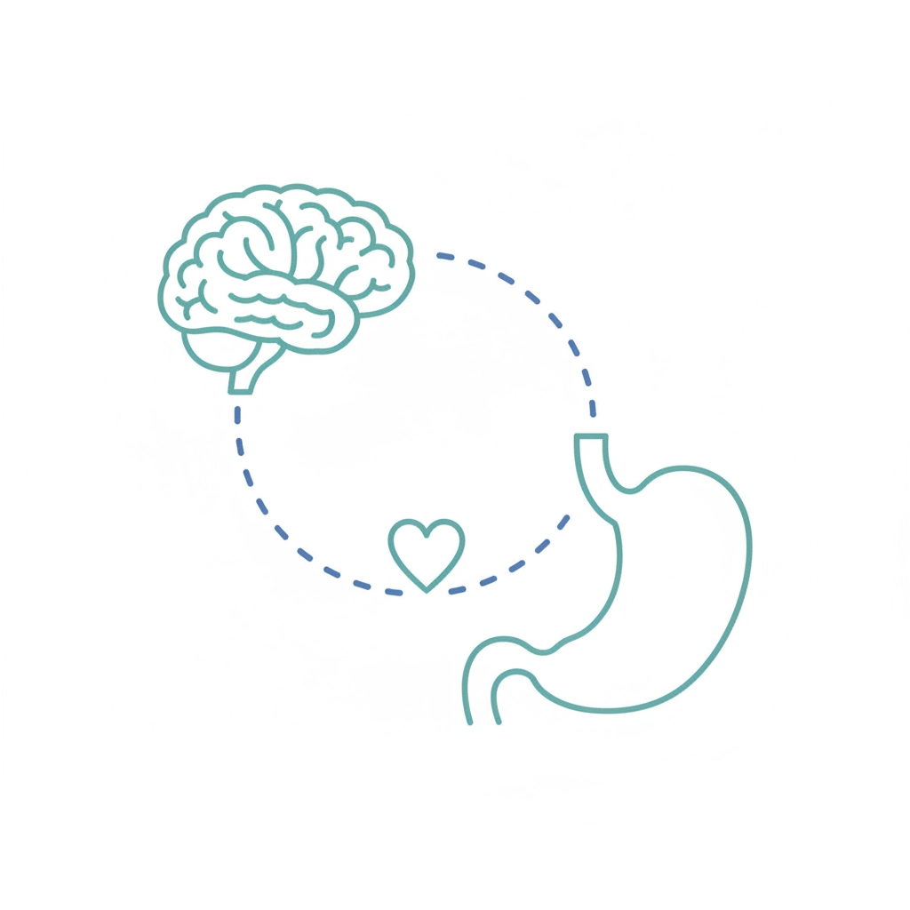 Gut-brain axis icon