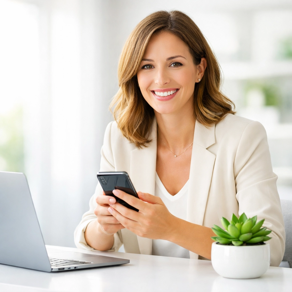 Rachel from ONLINEid providing personalized customer support for local web development services.