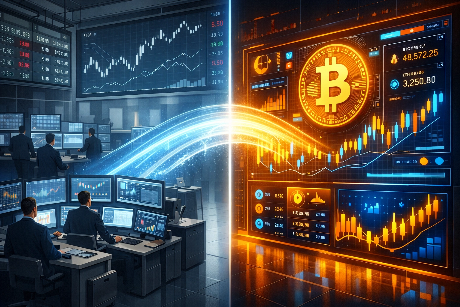 Traditional finance and Bitcoin integration framework for institutional portfolios