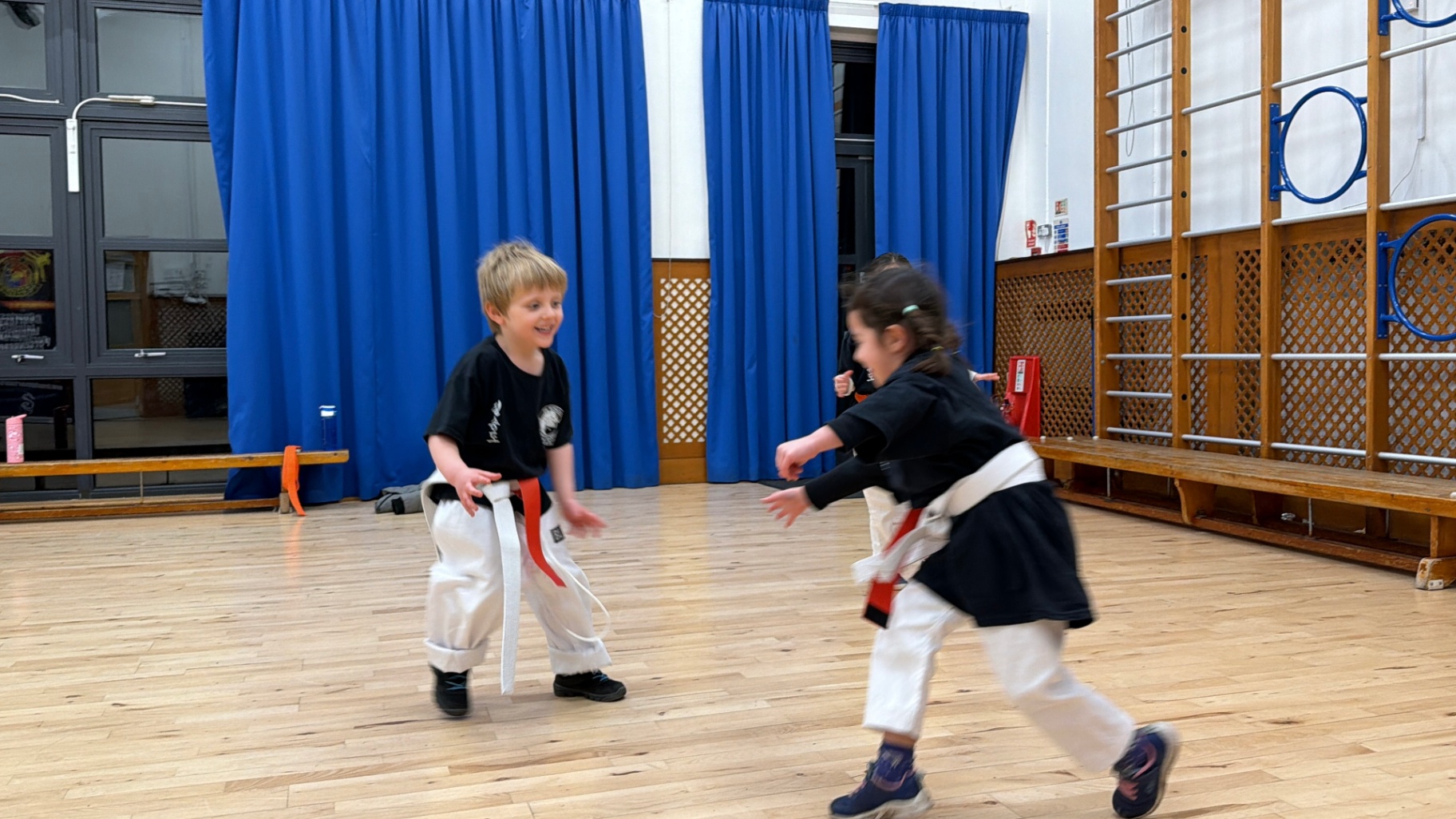 Kids teamwork and confidence