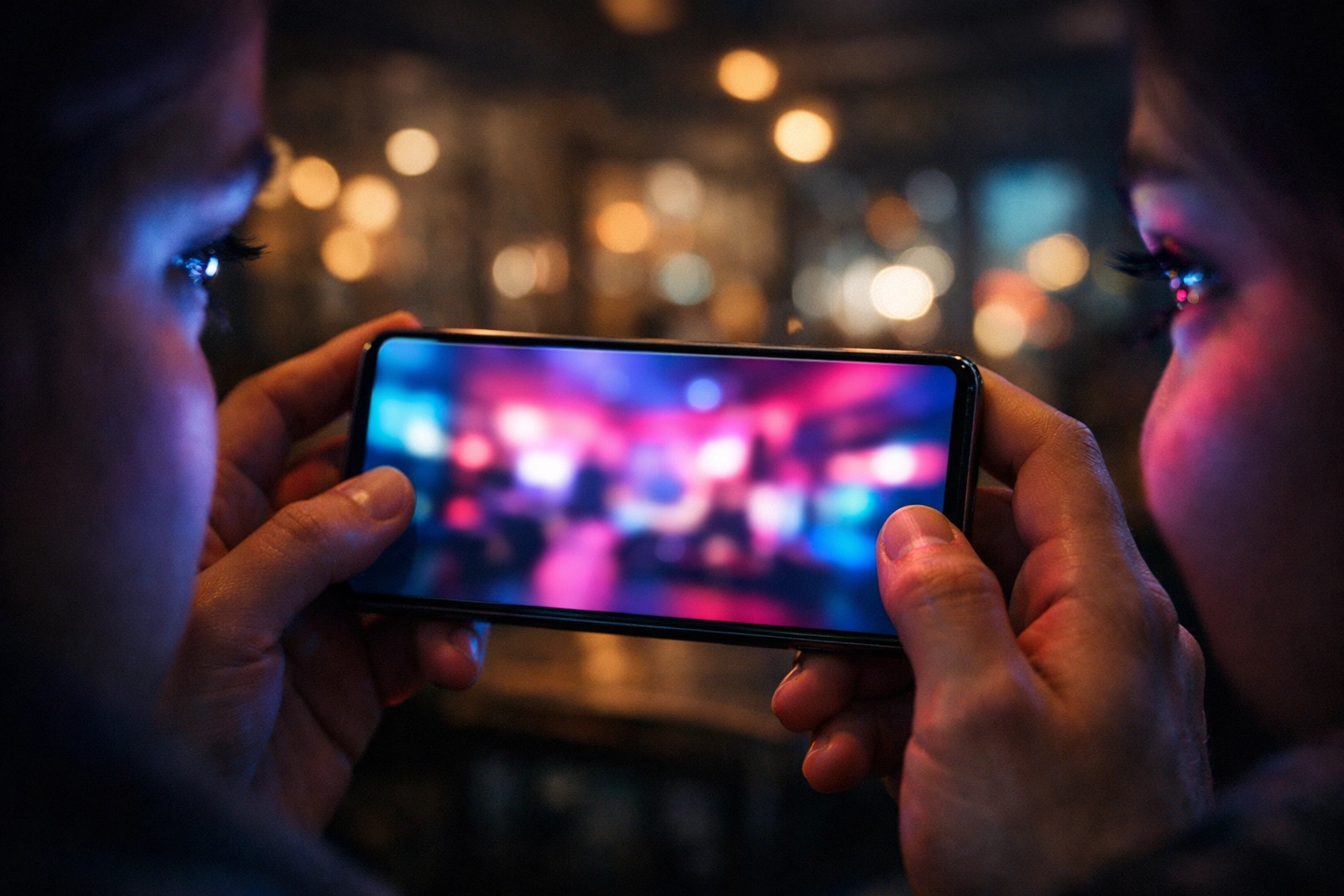 A person using a smartphone to discover social media content, highlighting digital engagement for small businesses.