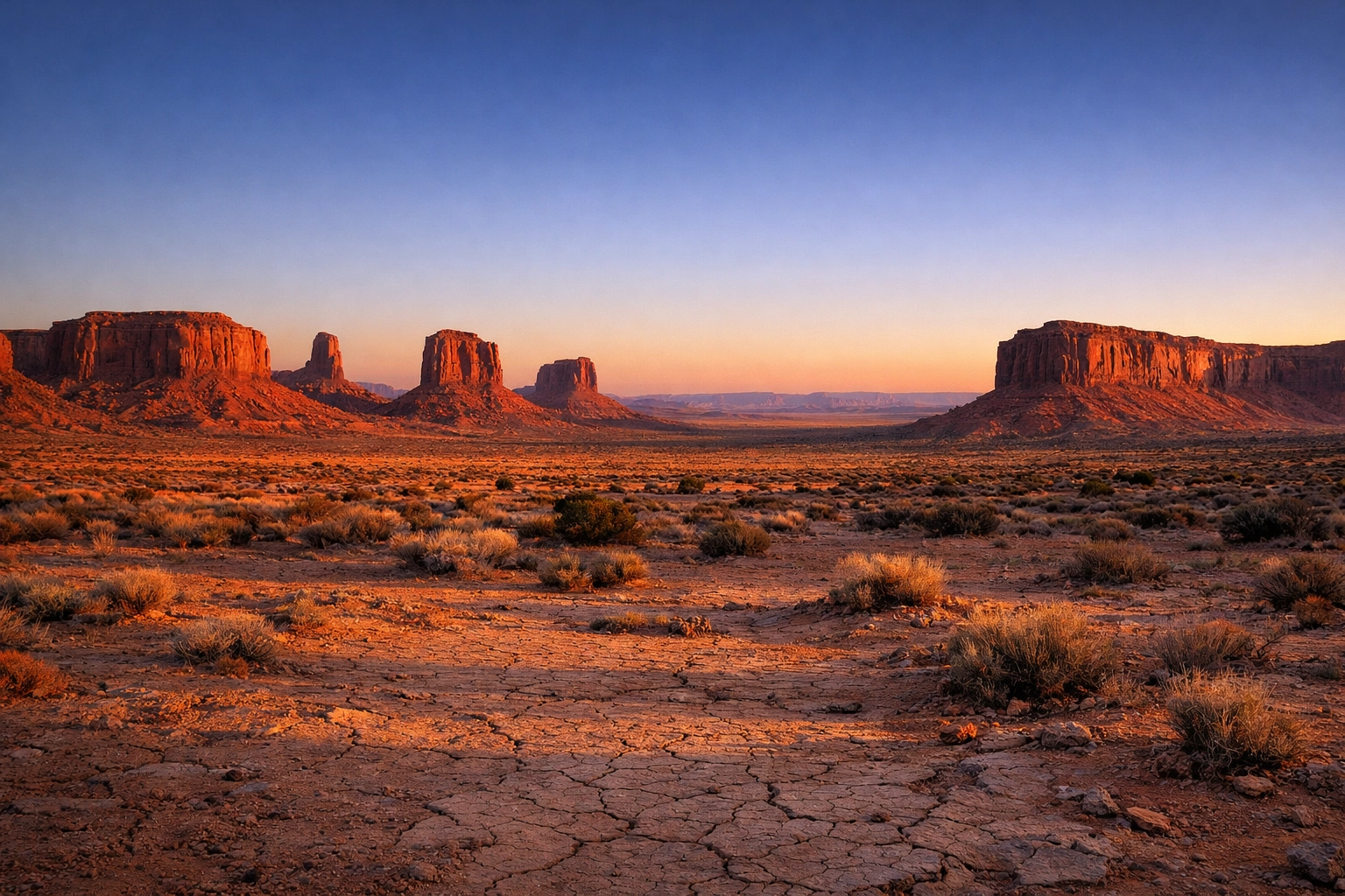 Wide-angle Moab desert landscape showing seamless horizon expansion using Luminar Neo GenExpand AI tool.