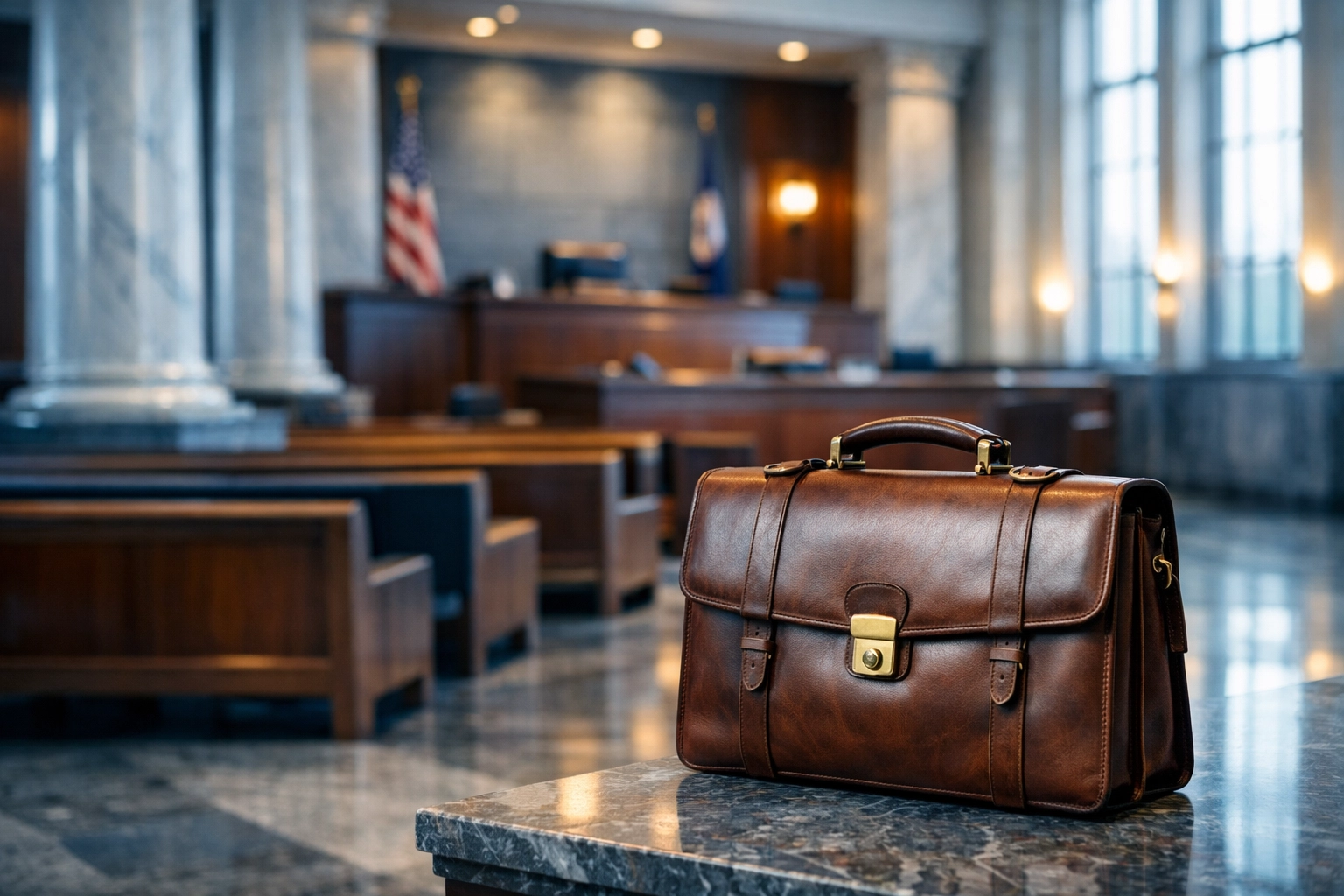 Hampton Roads courthouse interior where divorce cases are heard by local judges