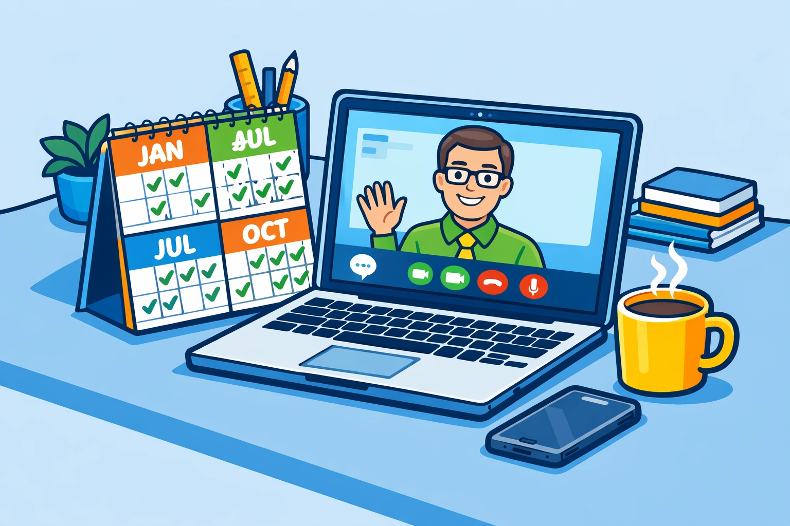 A laptop displaying a virtual tax preparation session with a tax advisor for faster refund processing.