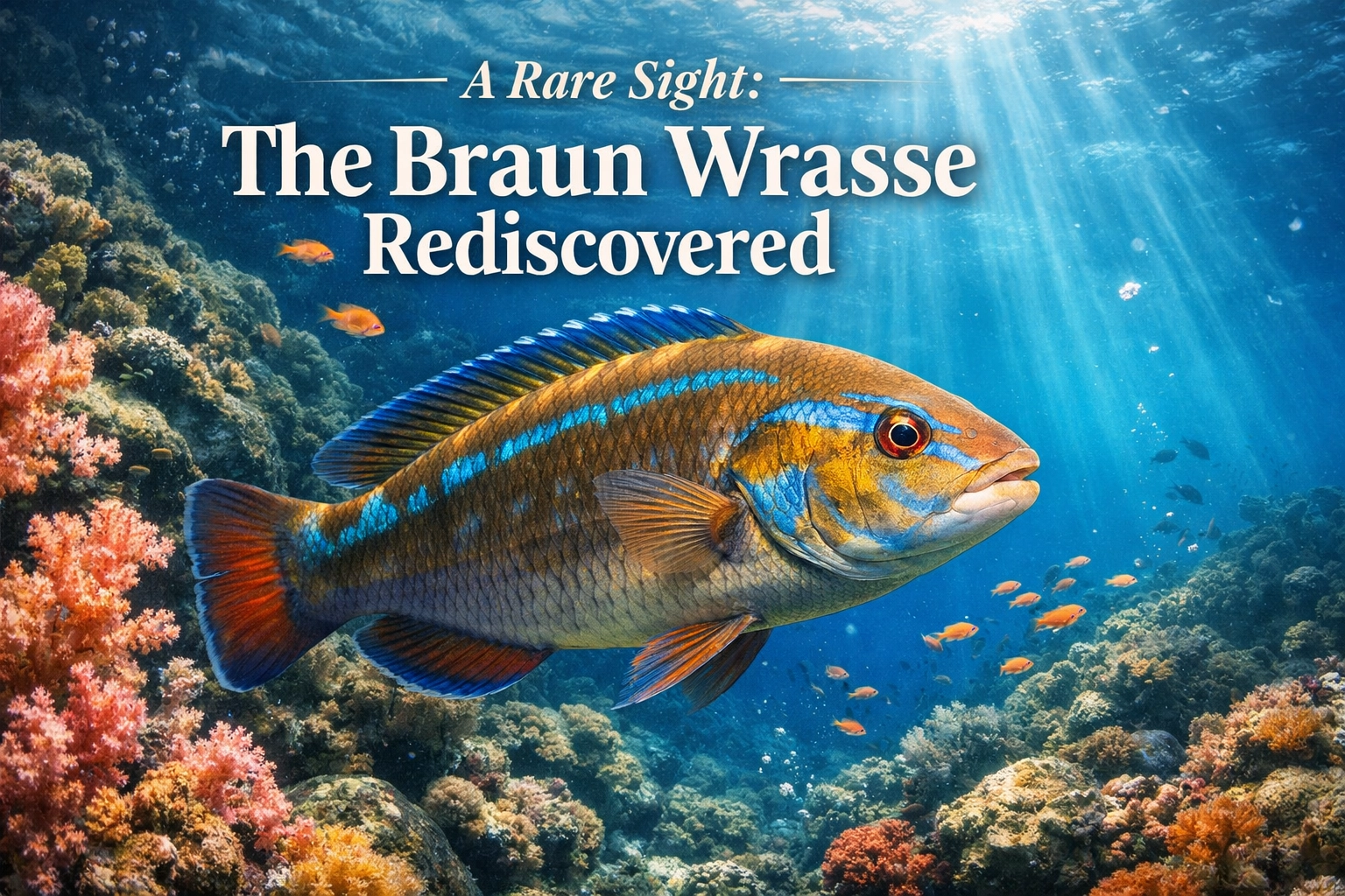 [HERO] A Rare Sight: The Braun Wrasse Rediscovered