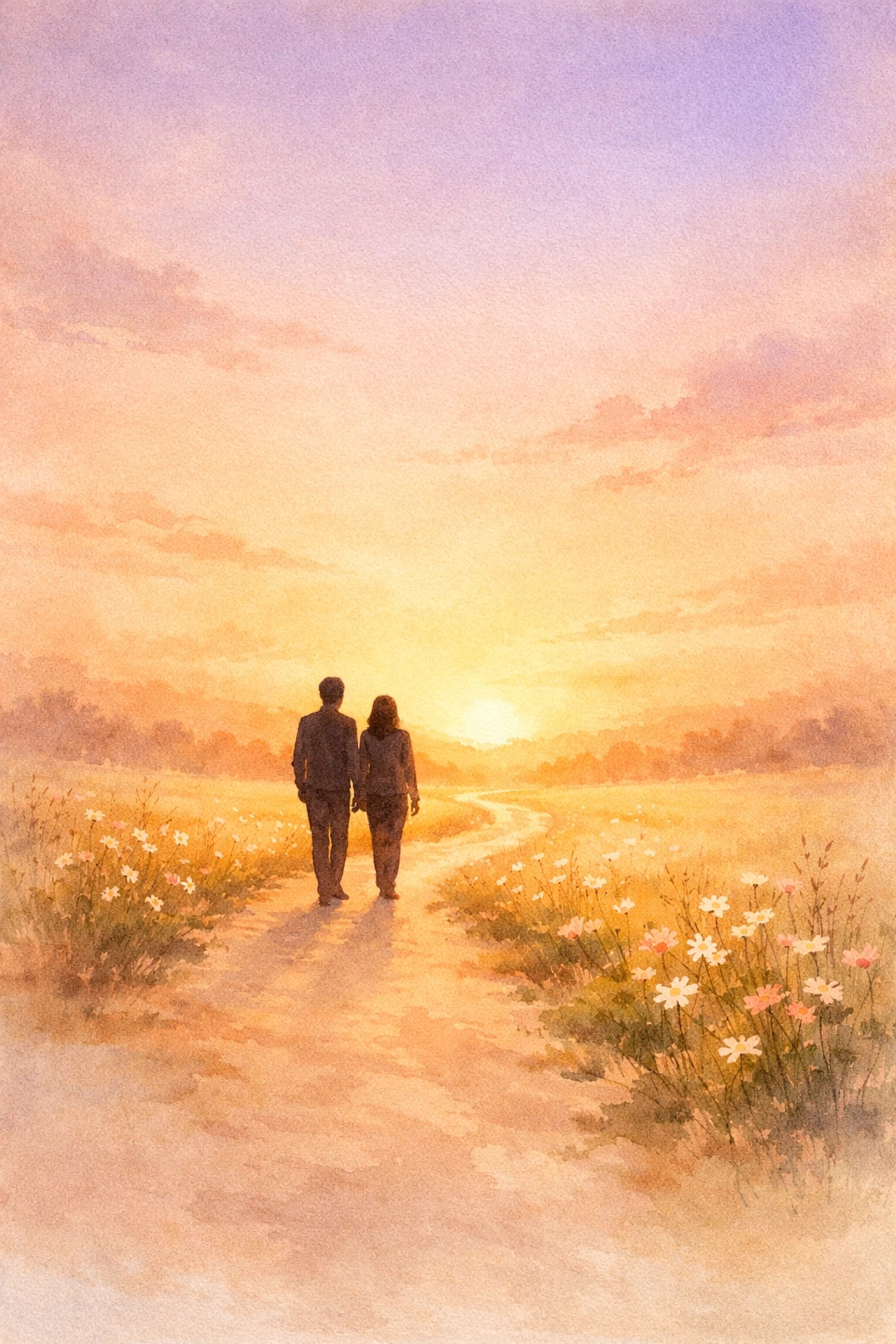 Two people walking together on a sunlit path representing Christian mentorship and faith journey