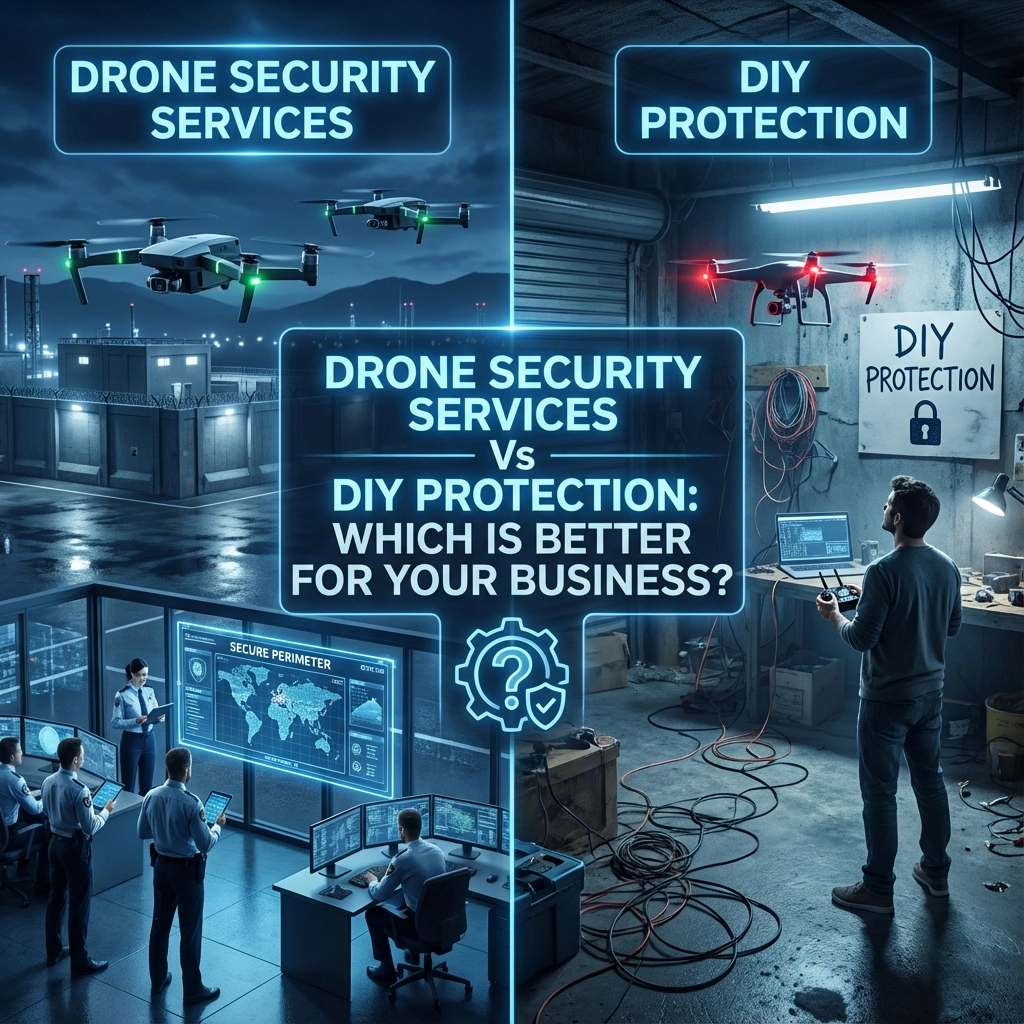 Drone Security Services Vs DIY Protection: Which Is Better For Your Business?