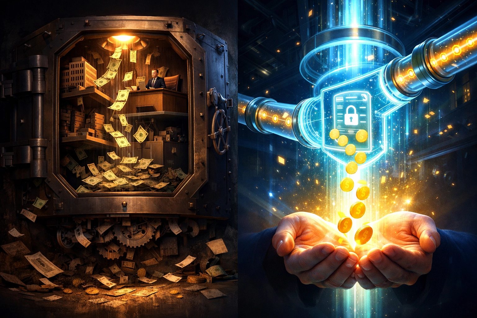 Comparison of traditional payment processors versus Larecoin's charitable crypto payments