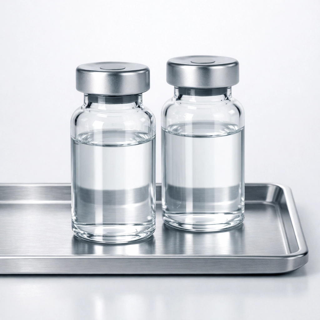 BPC-157 and TB-500 research vials showing the synergistic healing stack for recovery.