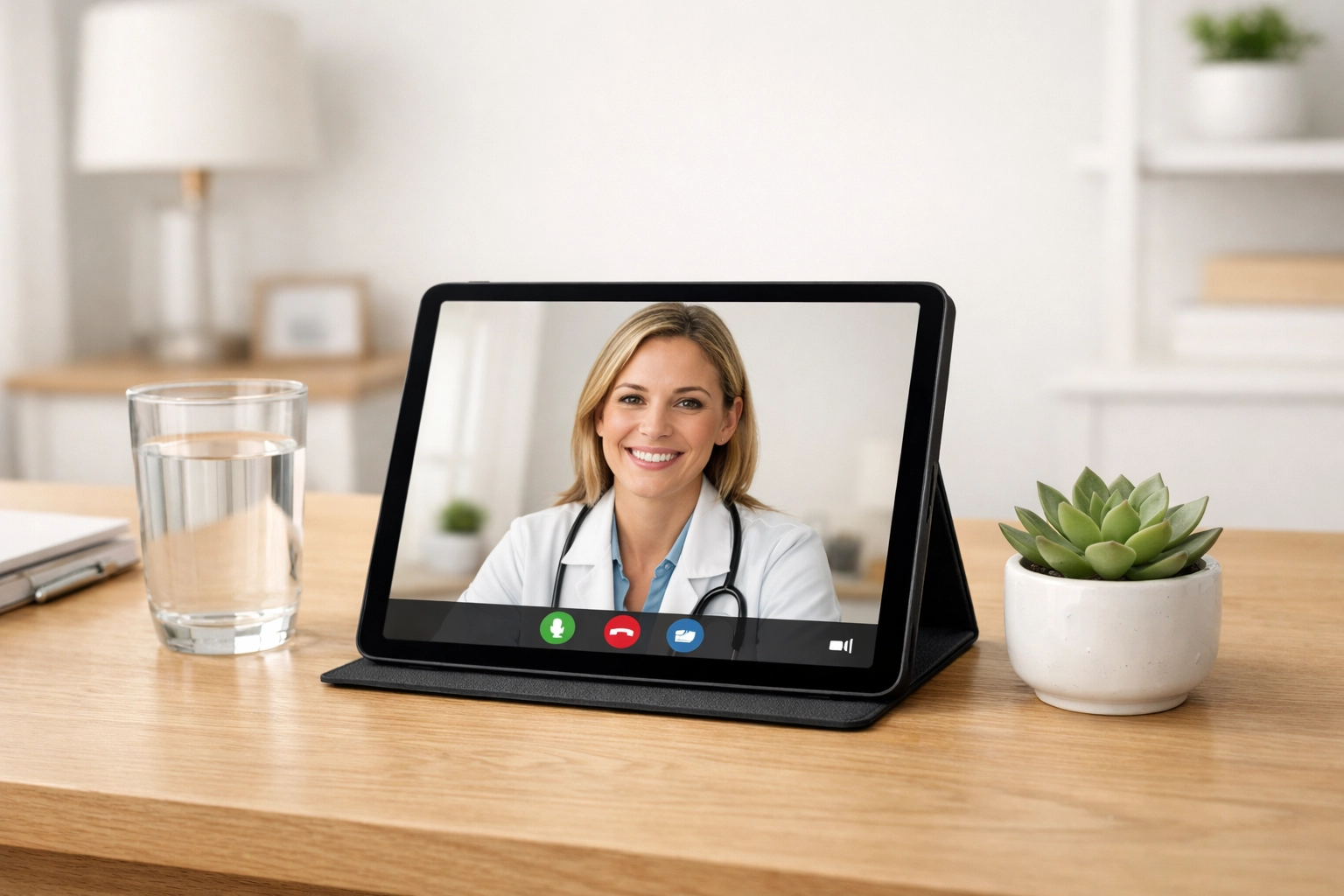 Telehealth consultation with an online weight loss doctor to discuss safe Wegovy substitutes.