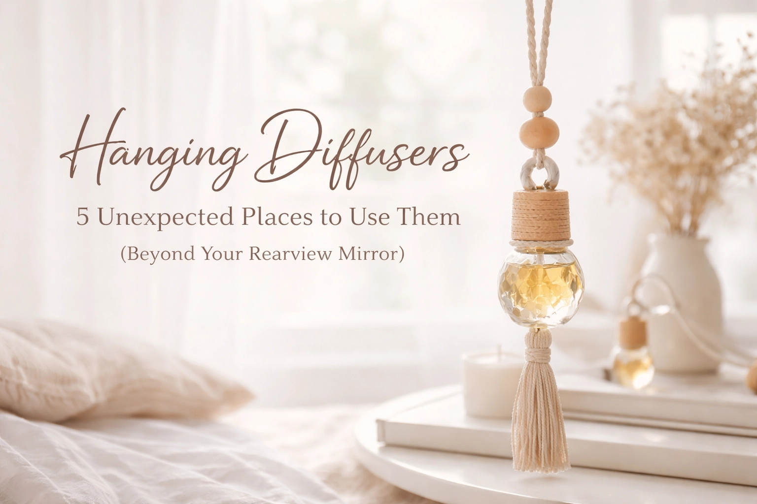 [HERO] Hanging Diffusers: 5 Unexpected Places to Use Them (Beyond Your Rearview Mirror)