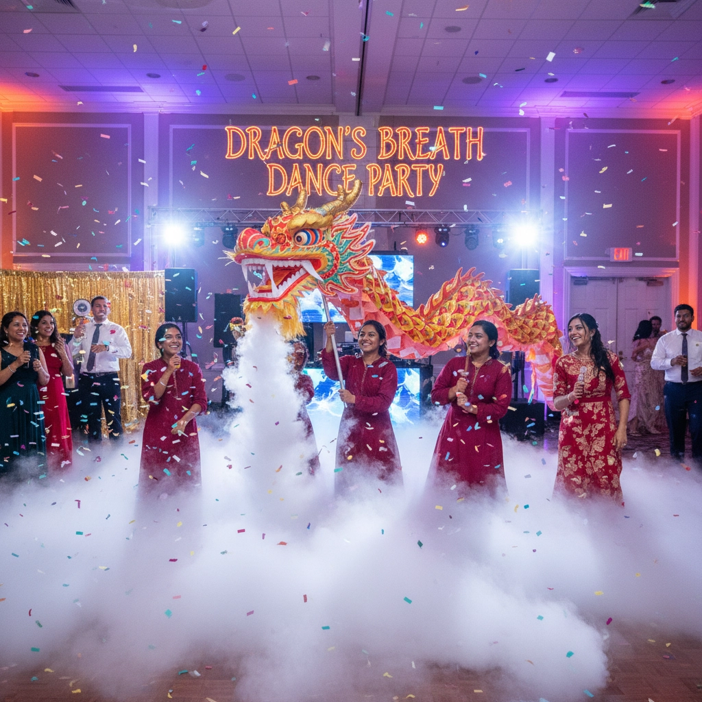 How We Turned Leftover Dry Ice into a Dragon Dance Spectacle