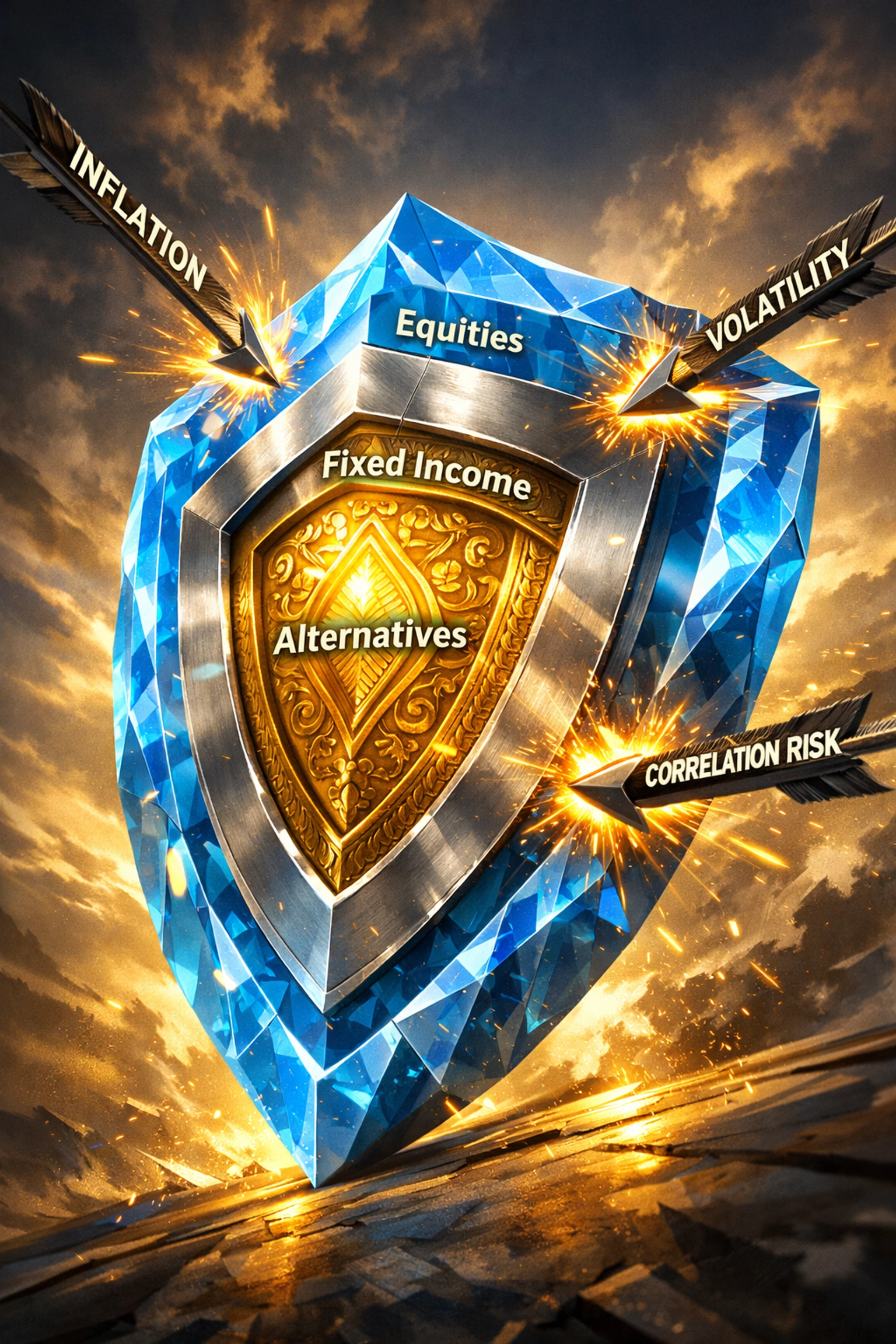 Multi-layered portfolio protection against inflation and market volatility