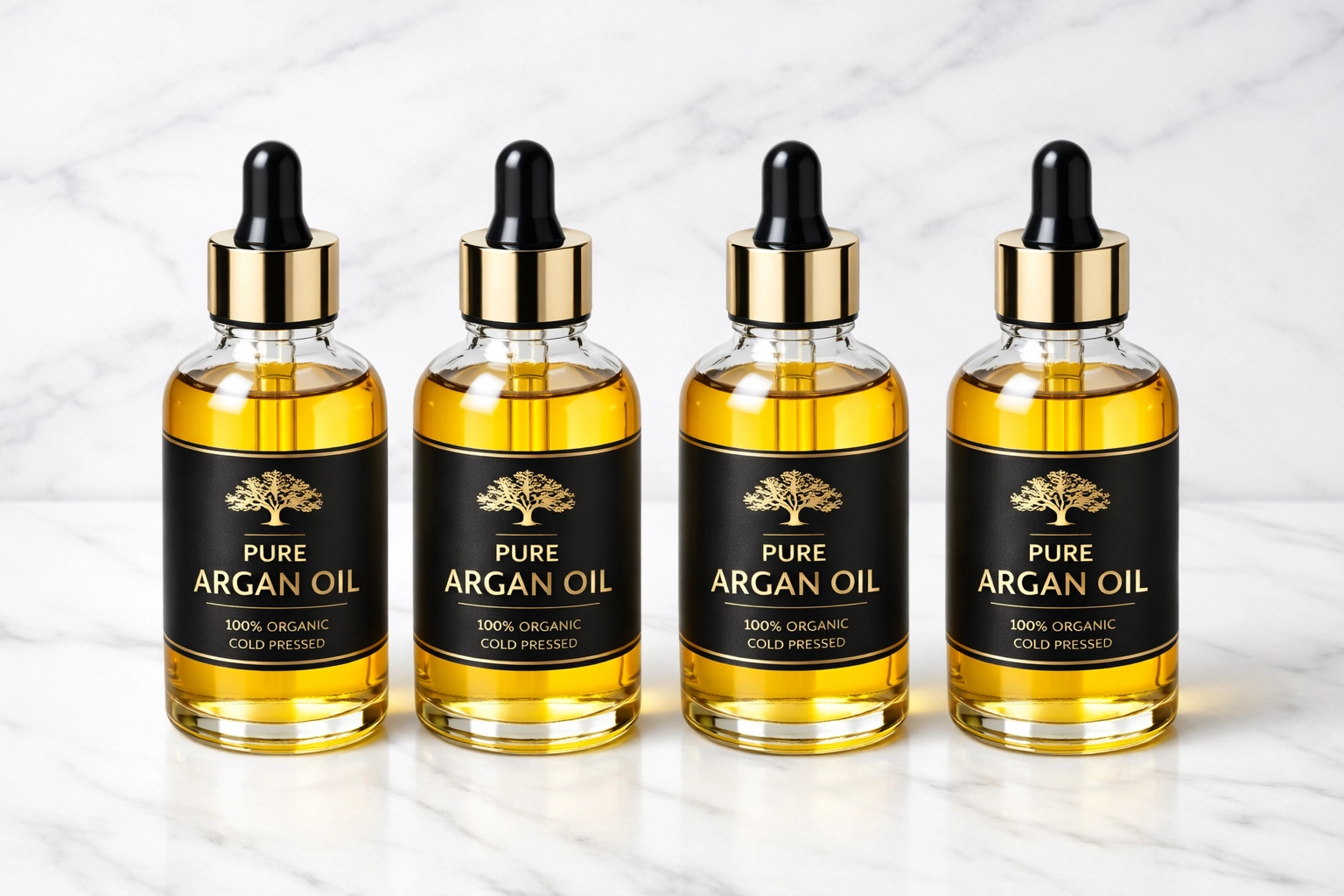 مجموعة عبوات زيت الأركان الأصلي من متجر Moroccan Goods Shop لعرض الجملة.