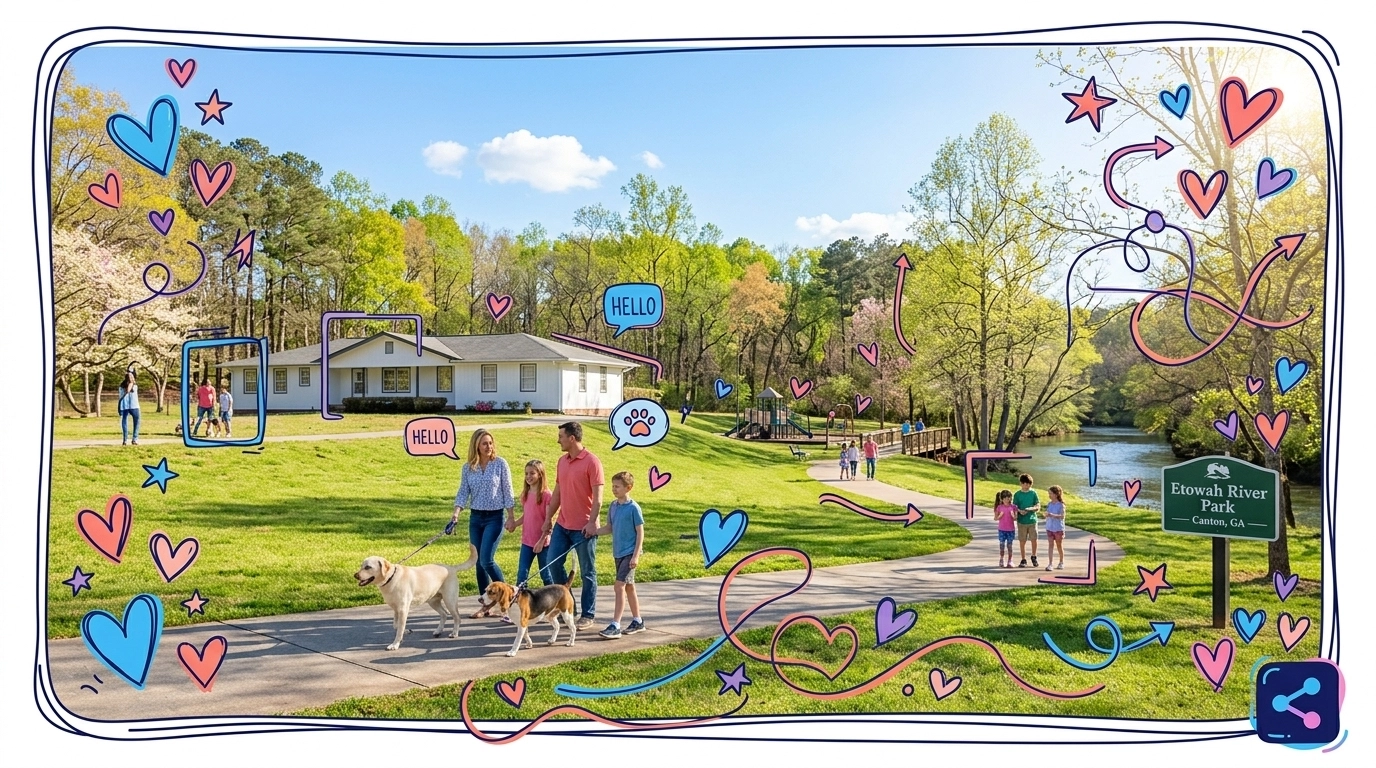 Outdoor fun at Etowah River Park