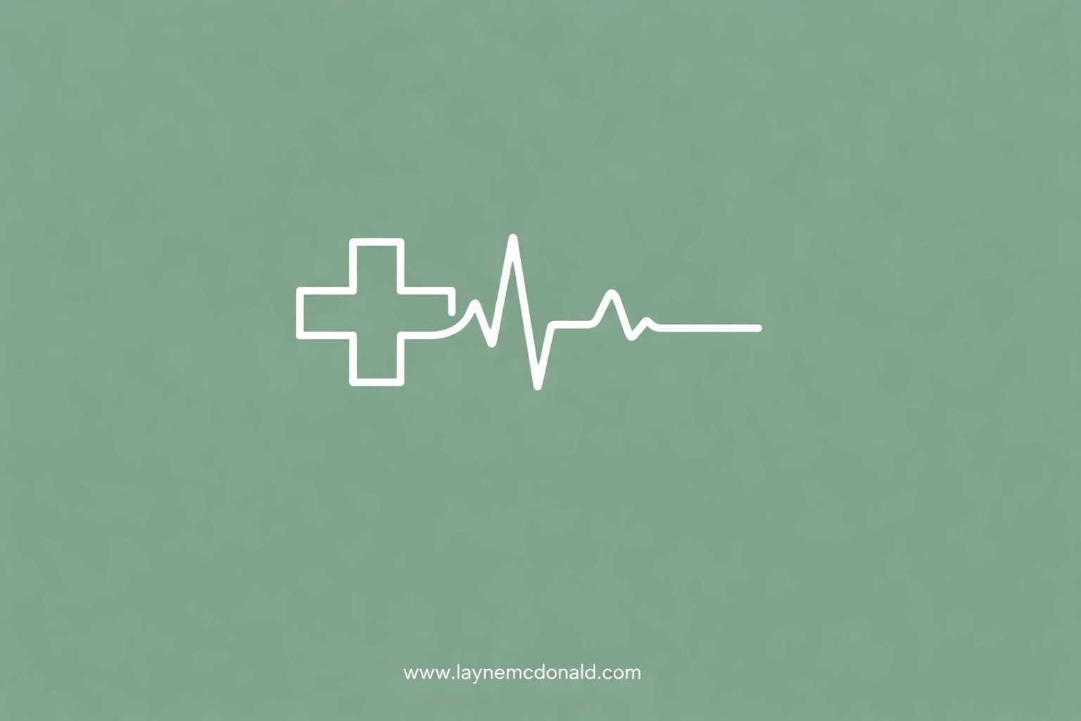 A cross intertwined with a heartbeat line representing the integration of faith and professional mental health care.