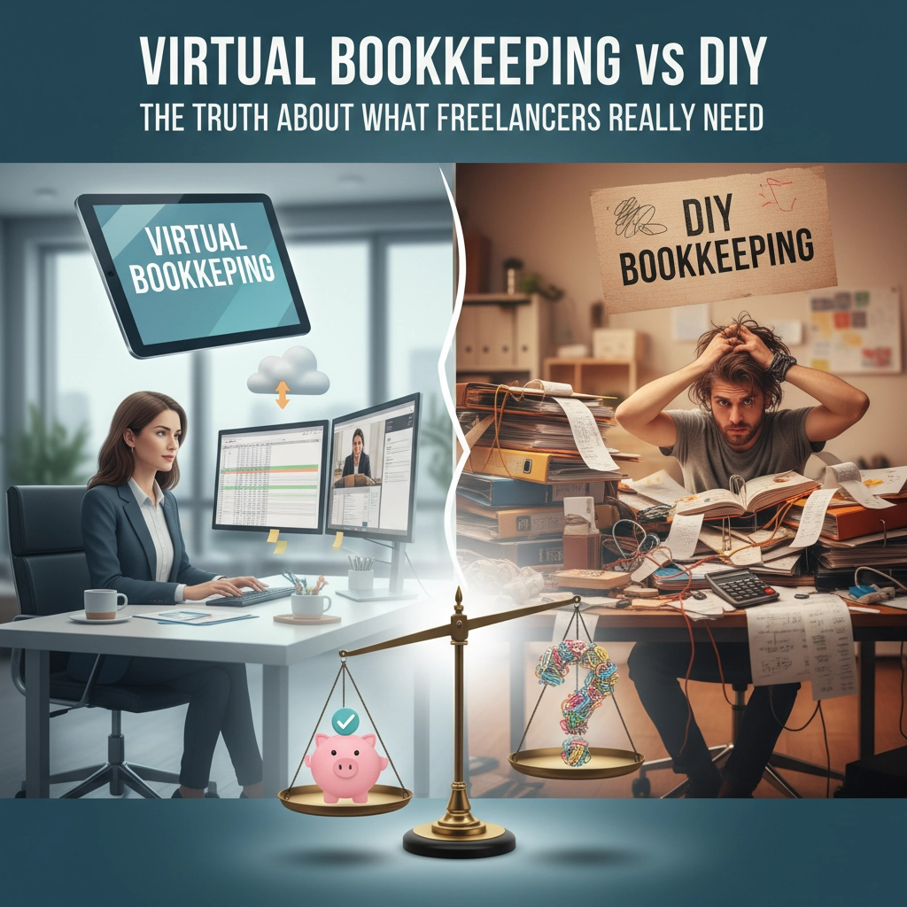 Virtual Bookkeeping vs DIY