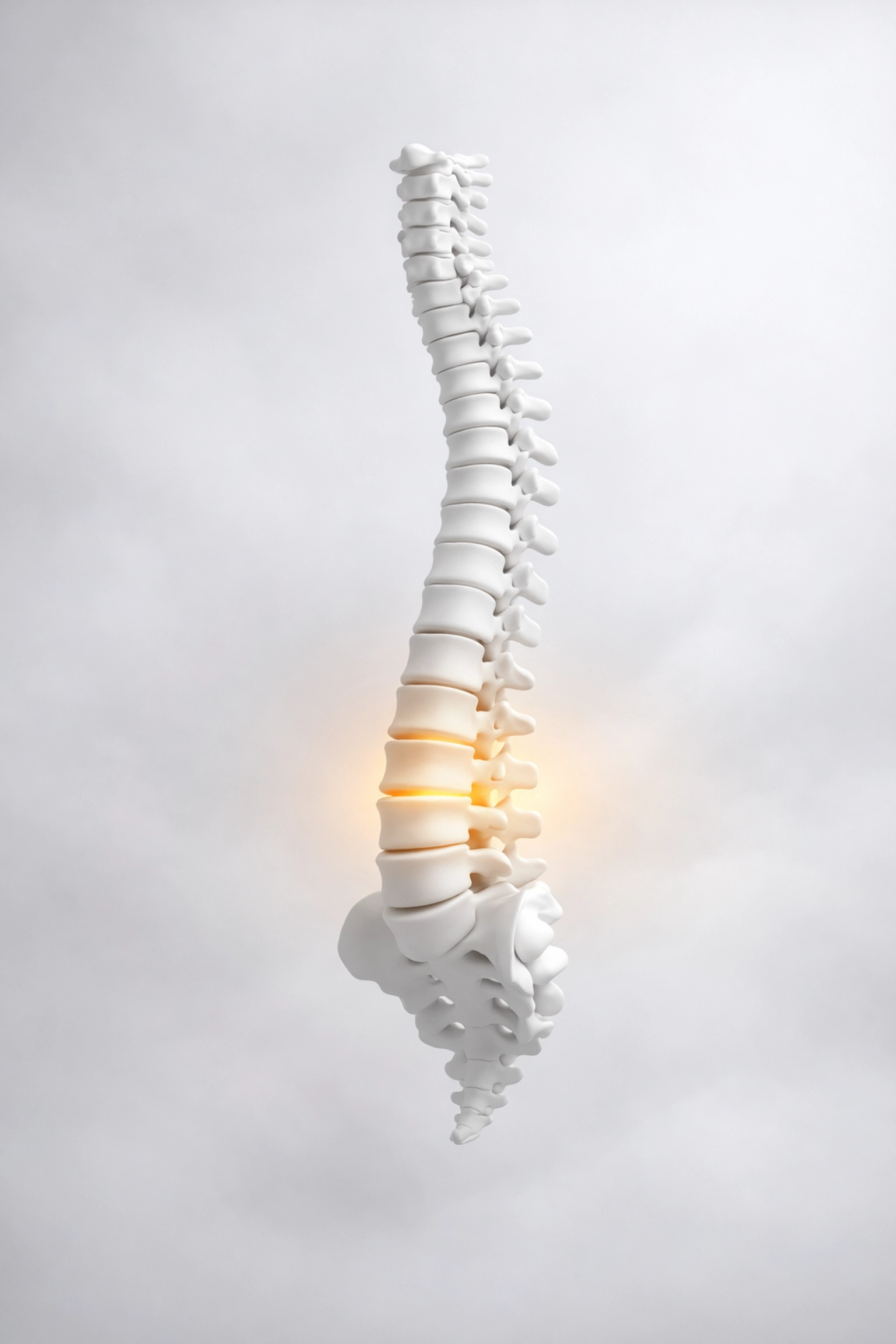 Spine image representing condition-based chiropractic SEO content for local patient searches