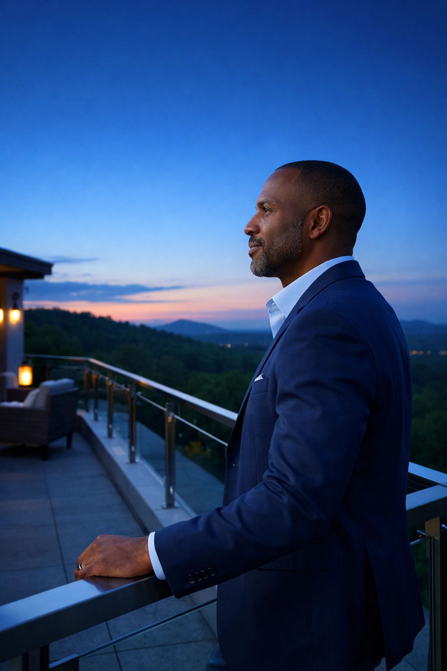 Successful business owner planning their future after working with a business broker near me.