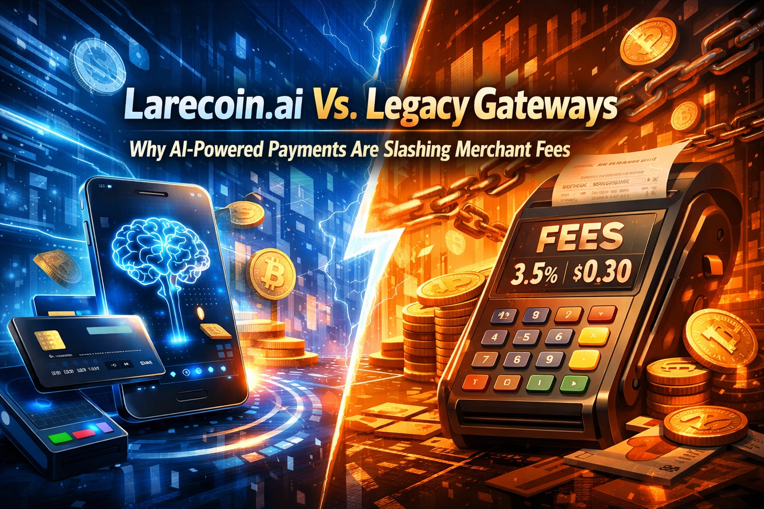 [HERO] Larecoin.ai Vs. Legacy Gateways: Why AI-Powered Payments Are Slashing Merchant Fees