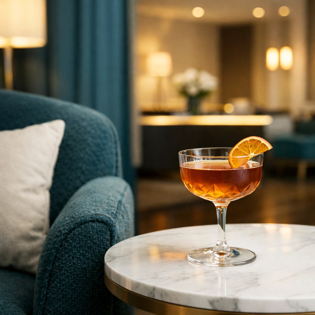 Luxury hotel amenities like artisanal cocktails drive ancillary revenue through intelligent guest messaging.