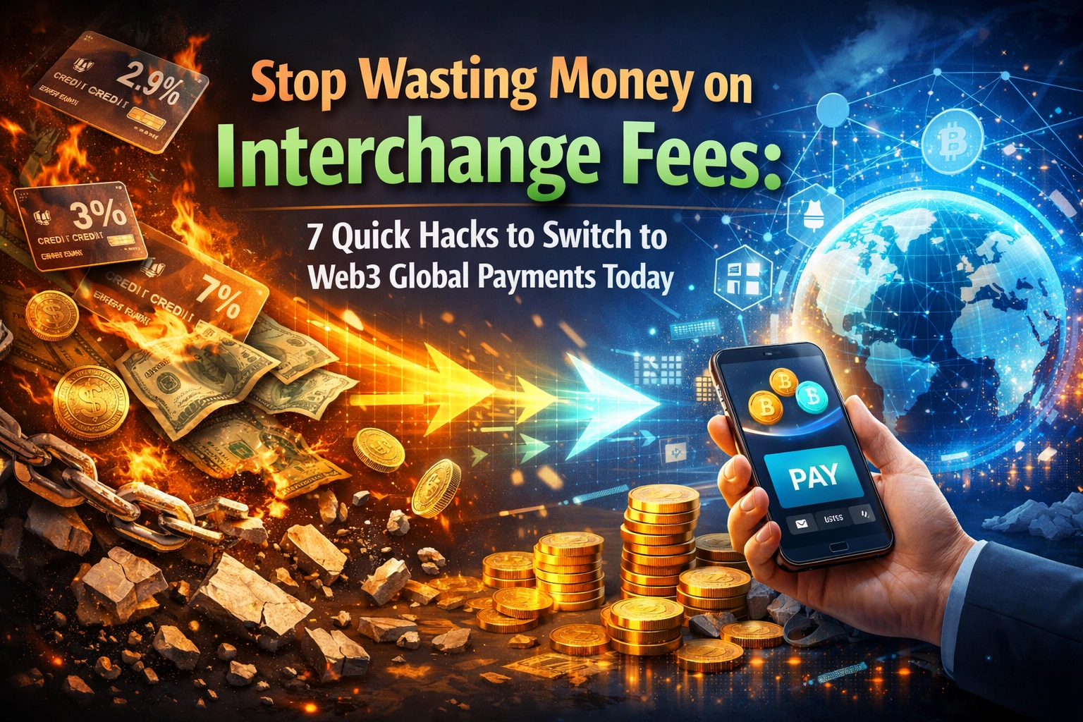 [HERO] Stop Wasting Money on Interchange Fees: 7 Quick Hacks to Switch to Web3 Global Payments Today