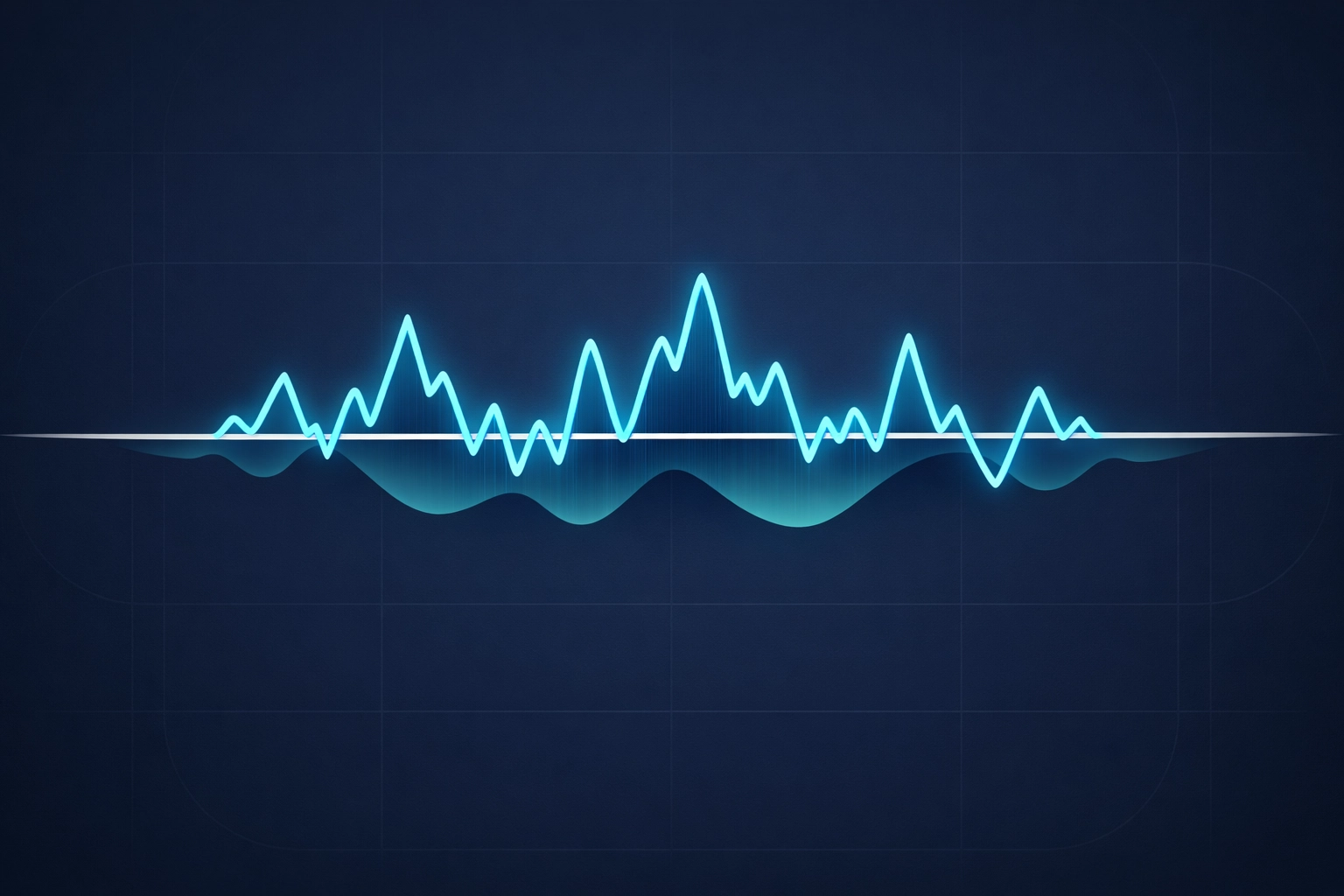 Chart comparing steady traditional search trends with the high volatility of real-time AI visibility.