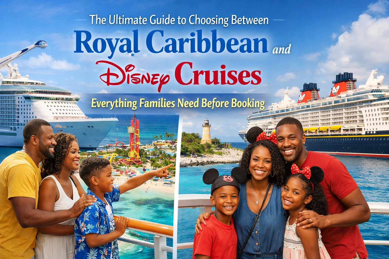 [HERO] The Ultimate Guide to Choosing Between Royal Caribbean and Disney Cruises: Everything Families Need Before Booking