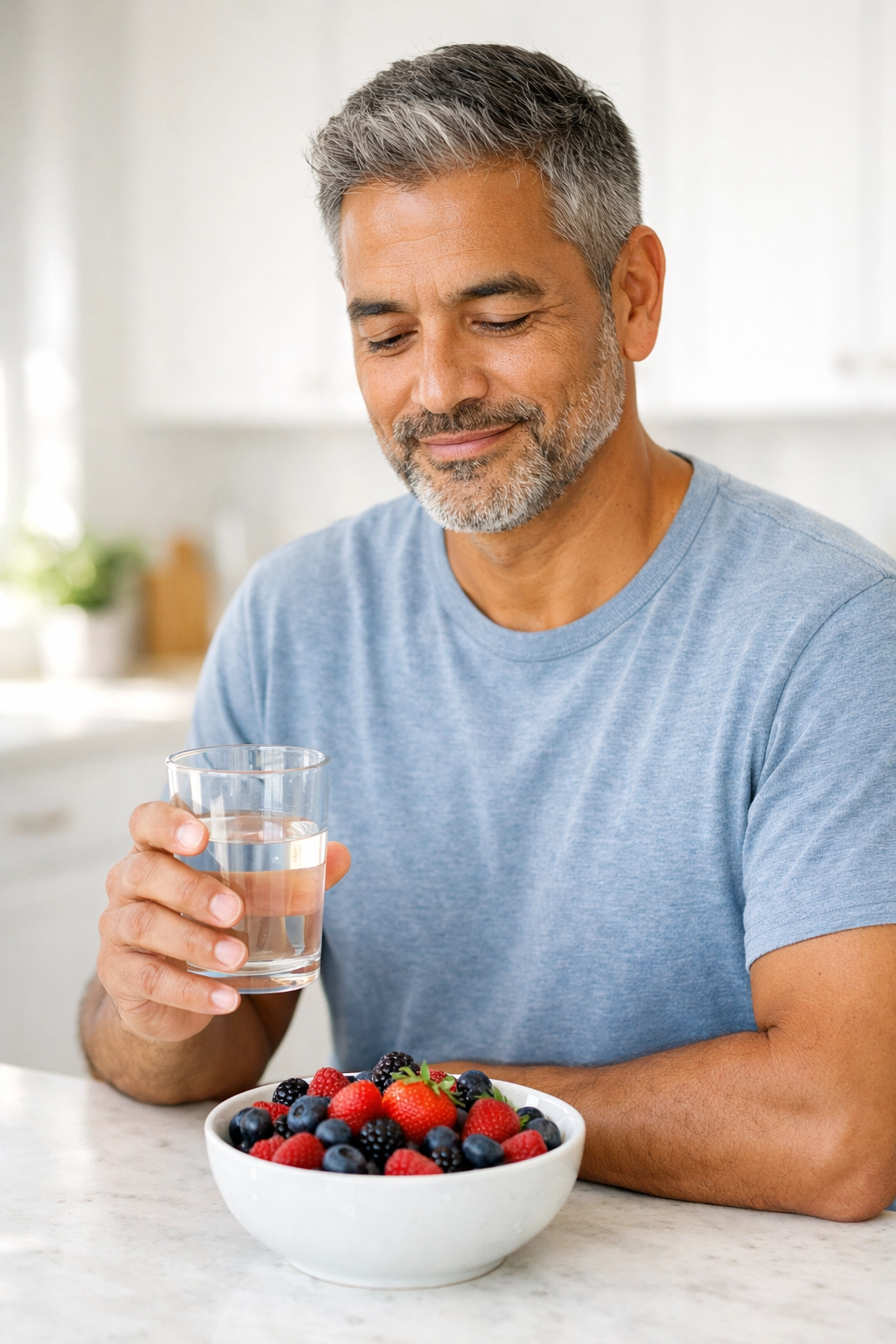 Man practicing healthy habits as part of a personalized medical weight loss and GLP-1 treatment plan.