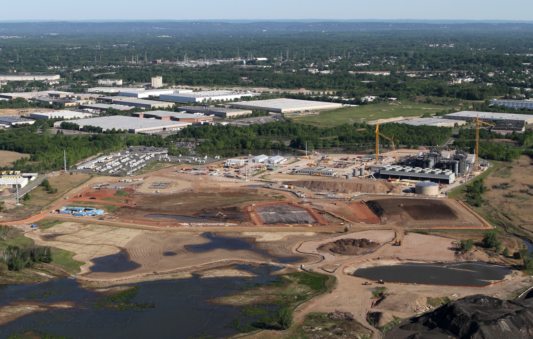 Brownfield Redevelopment Aerial View