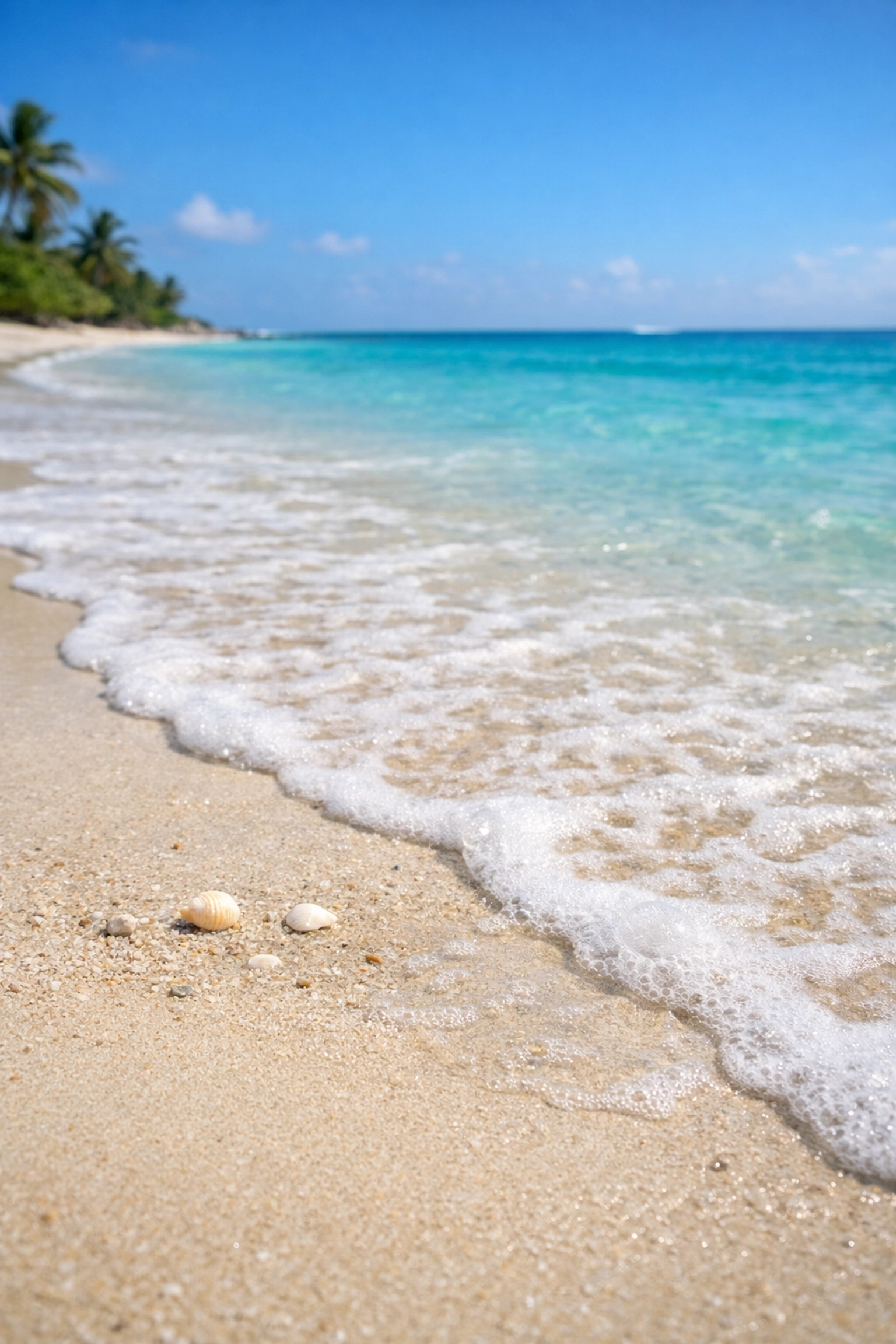 Demonstrating the GenErase tool in Luminar Neo to seamlessly remove distractions from a beach photo.