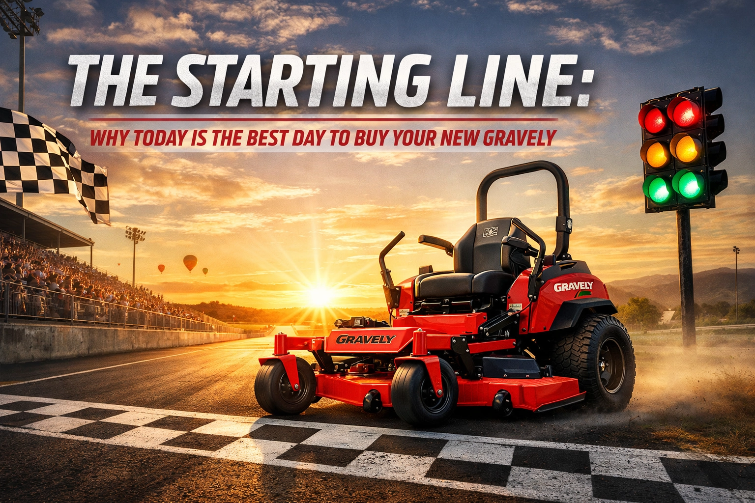 [HERO] The Starting Line: Why Today is the Best Day to Buy Your New Gravely
