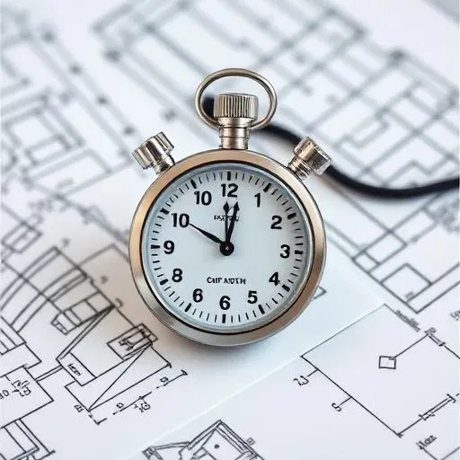 stopwatch-on-engineering-blueprints-timely-delivery-envicon.webp