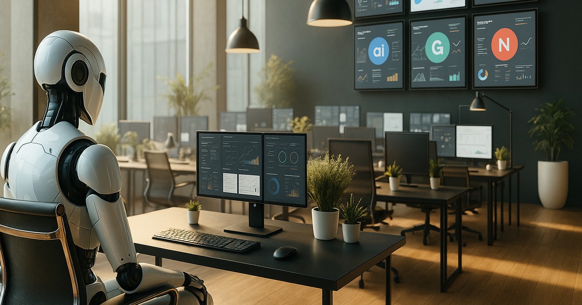 Modern AI Office Environment