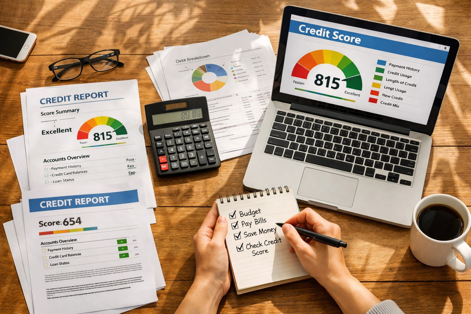 Financial planning documents for Texas down payment assistance application process