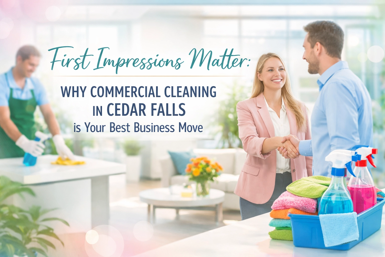 [HERO] First Impressions Matter: Why Commercial Cleaning in Cedar Falls is Your Best Business Move