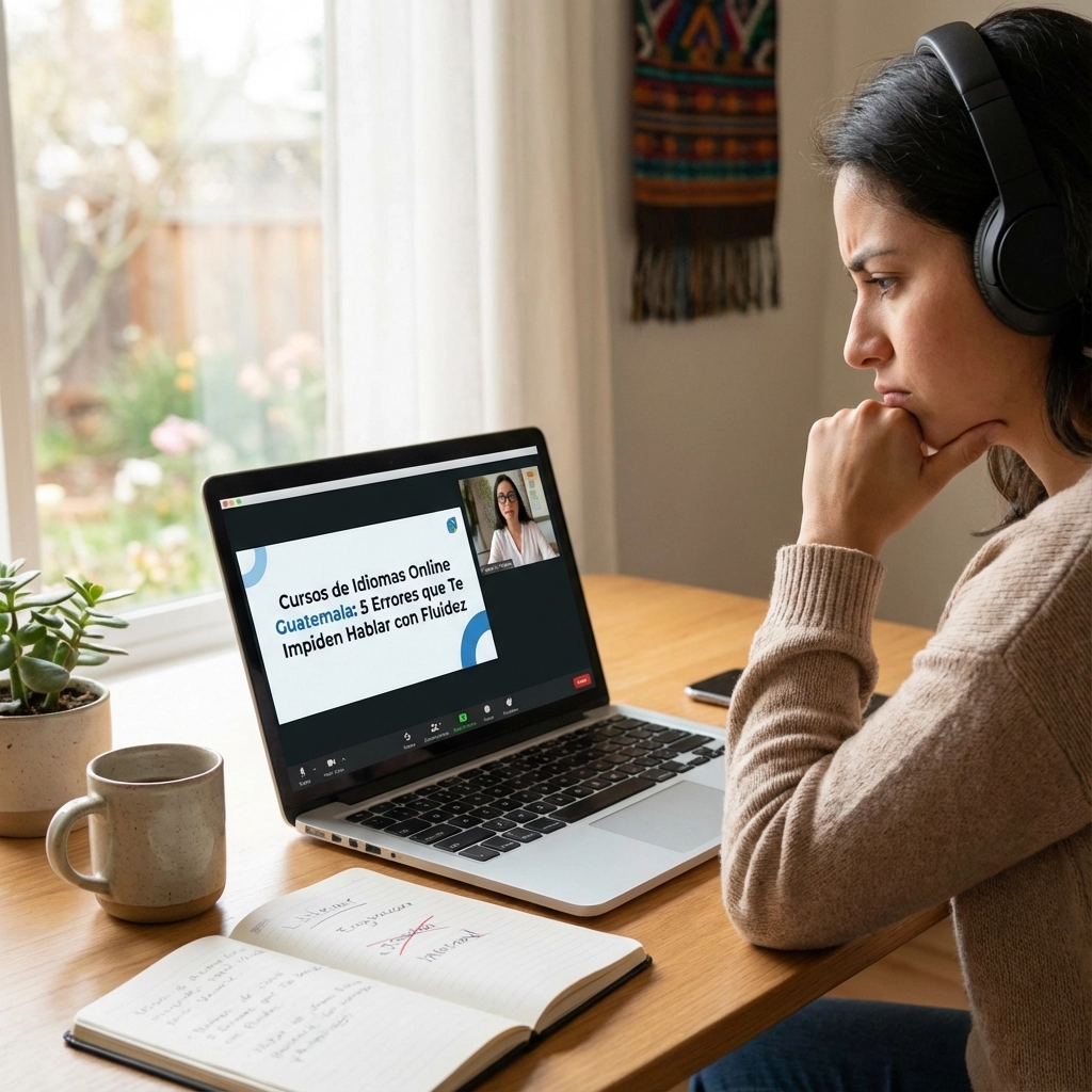 Cursos de Idiomas Online Guatemala: 5 Errores que Te Impiden Hablar con Fluidez