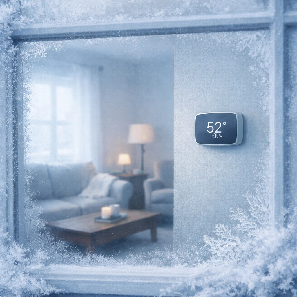 Empty Pennsylvania home interior during winter showing risks of extended vacancy for insurance