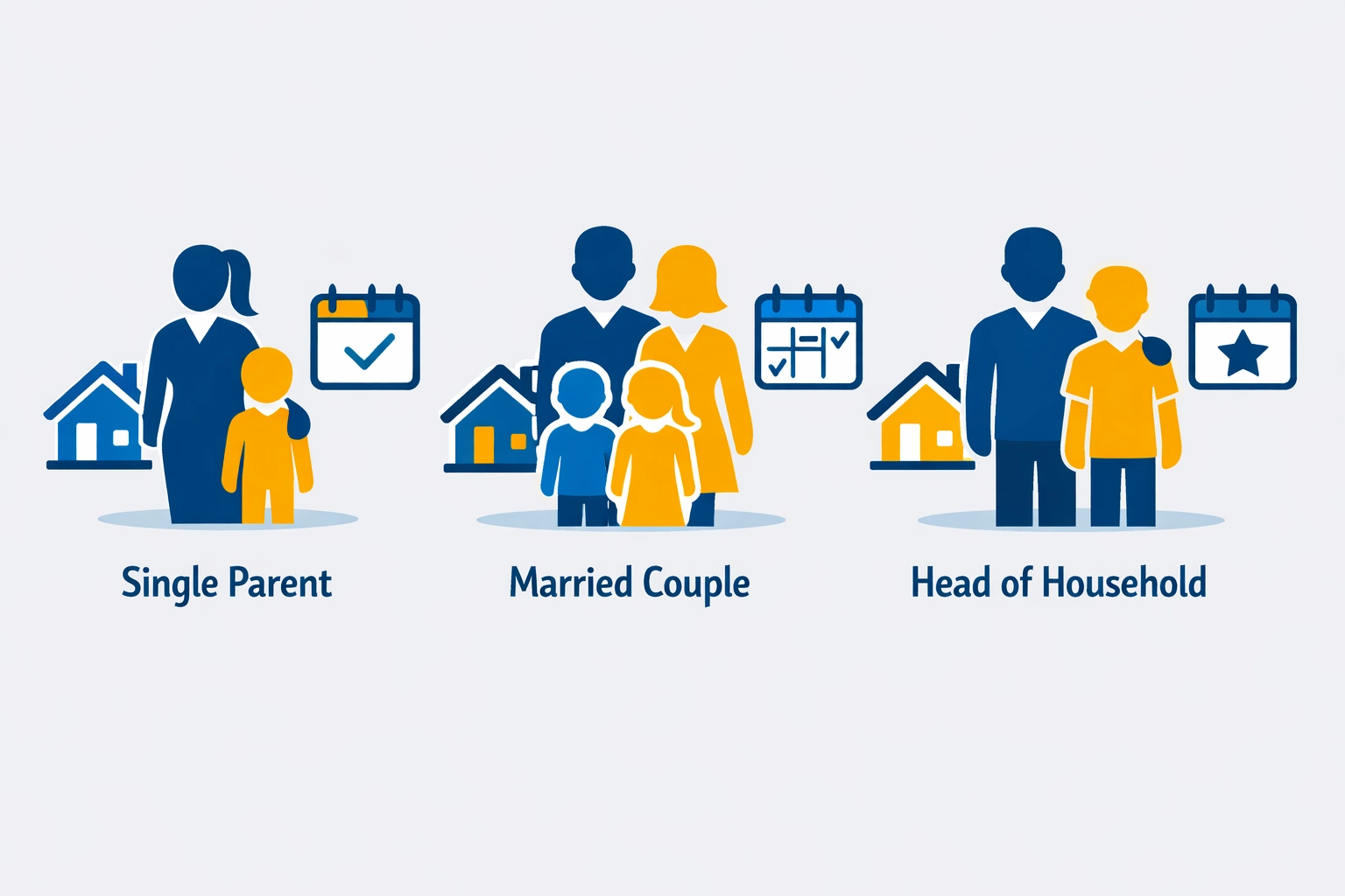 Connecticut families illustrating eligibility for the $600 child tax credit by filing status.