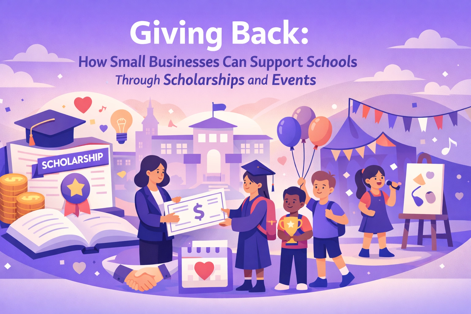 [HERO] Giving Back: How Small Businesses Can Support Schools Through Scholarships and Events