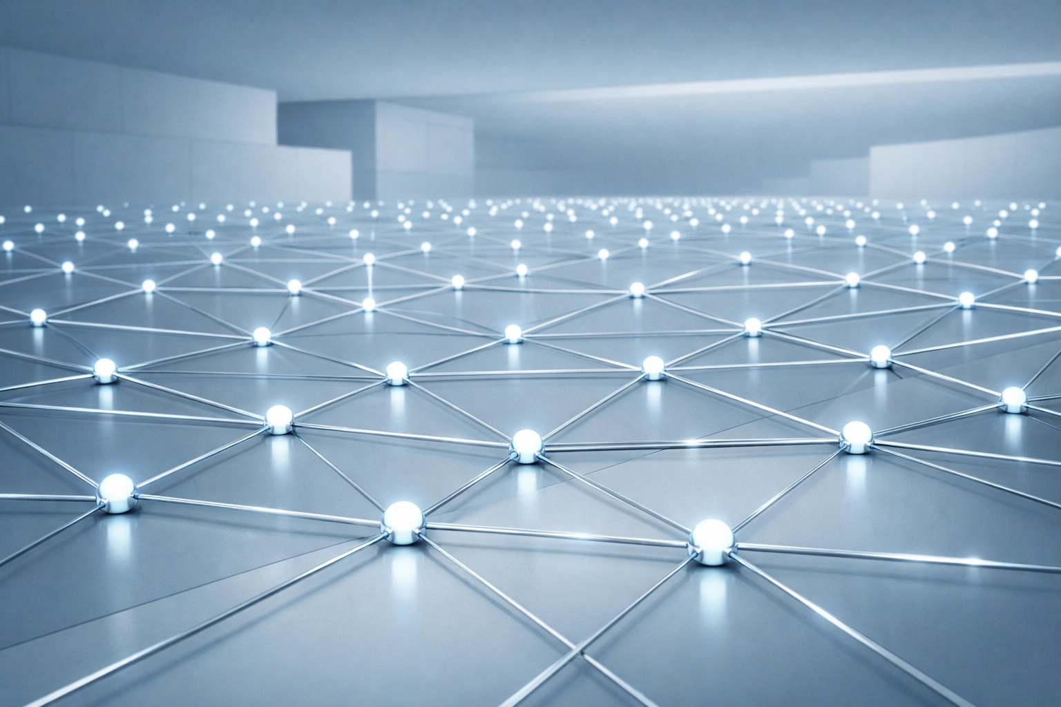 Interconnected network representing consistent data across 70 plus chiropractic directory listings.