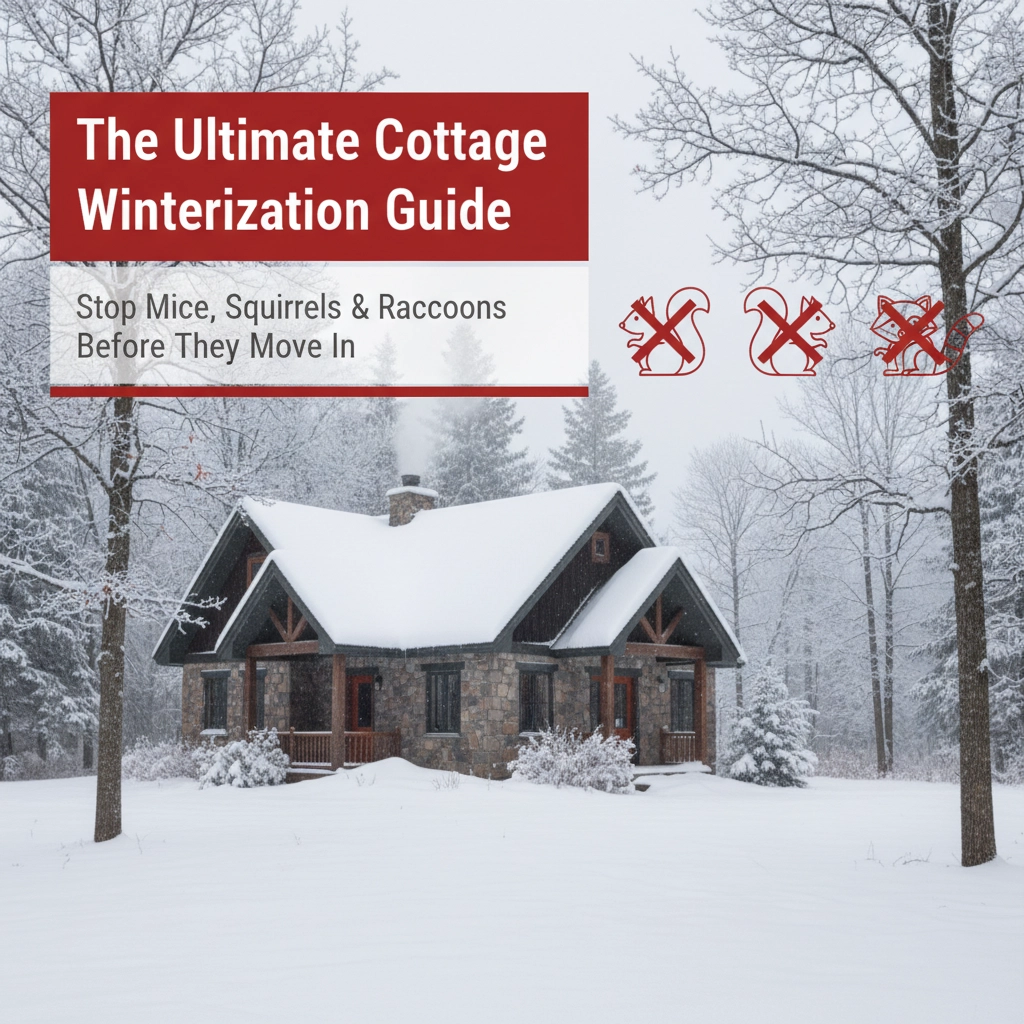 The Ultimate Cottage Winterization Guide: Stop Mice, Squirrels & Raccoons Before They Move In