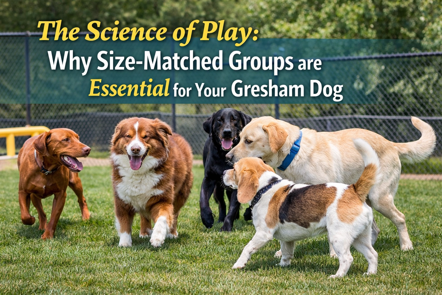 [HERO] The Science of Play: Why Size-Matched Groups are Essential for Your Gresham Dog