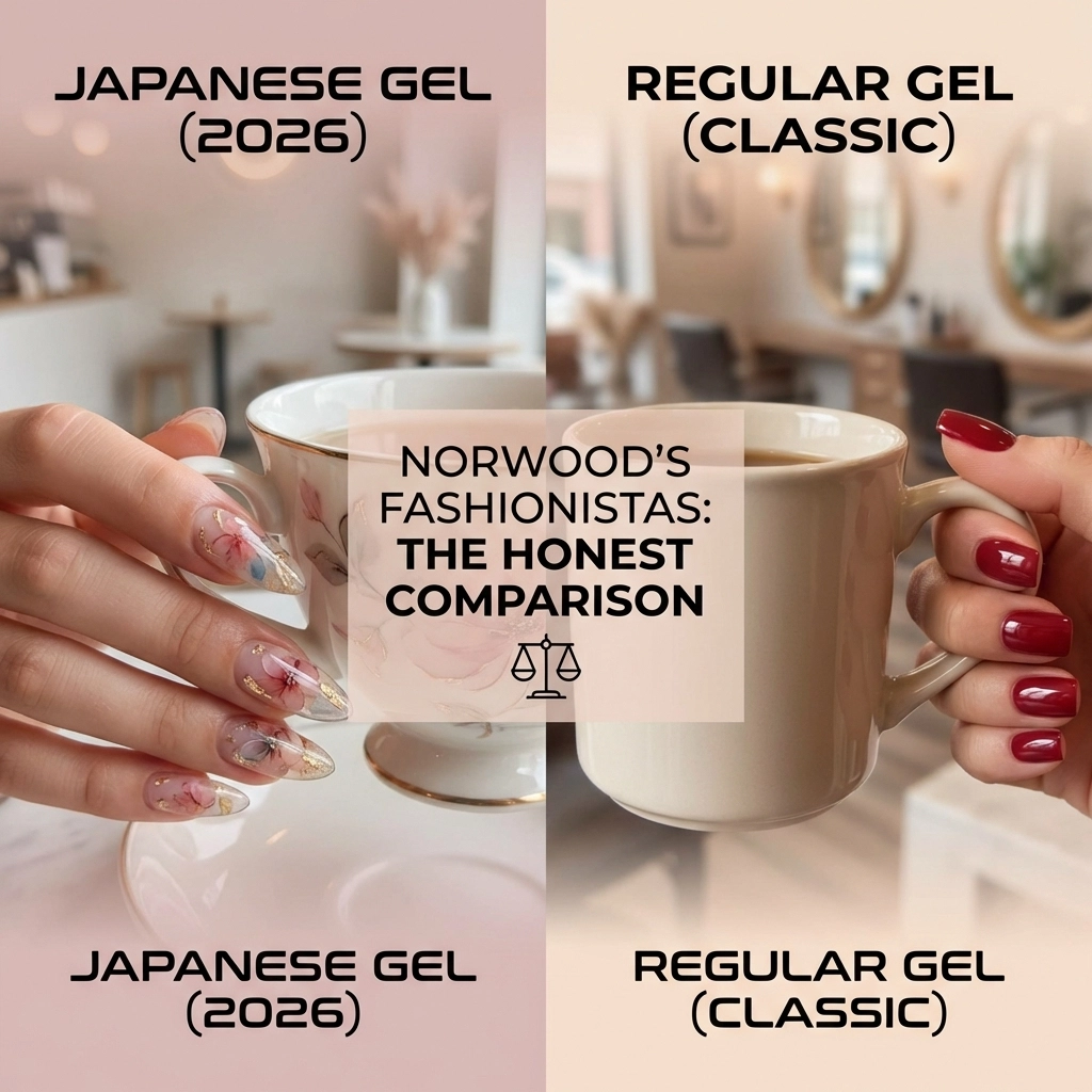 Japanese Gel Nails vs Regular Gel: Why Norwood's Fashionistas Are Never Going Back (Honest 2026 Comparison)